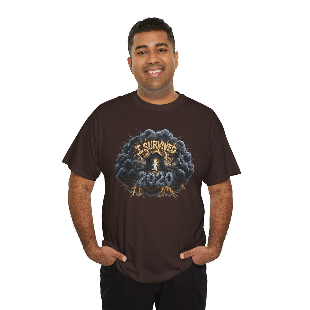 I Survived 2020 —  Deriector's Cut Original Design Teaser Tee | Season 1 Premiere Drop Unisex Heavy Cotton Tee