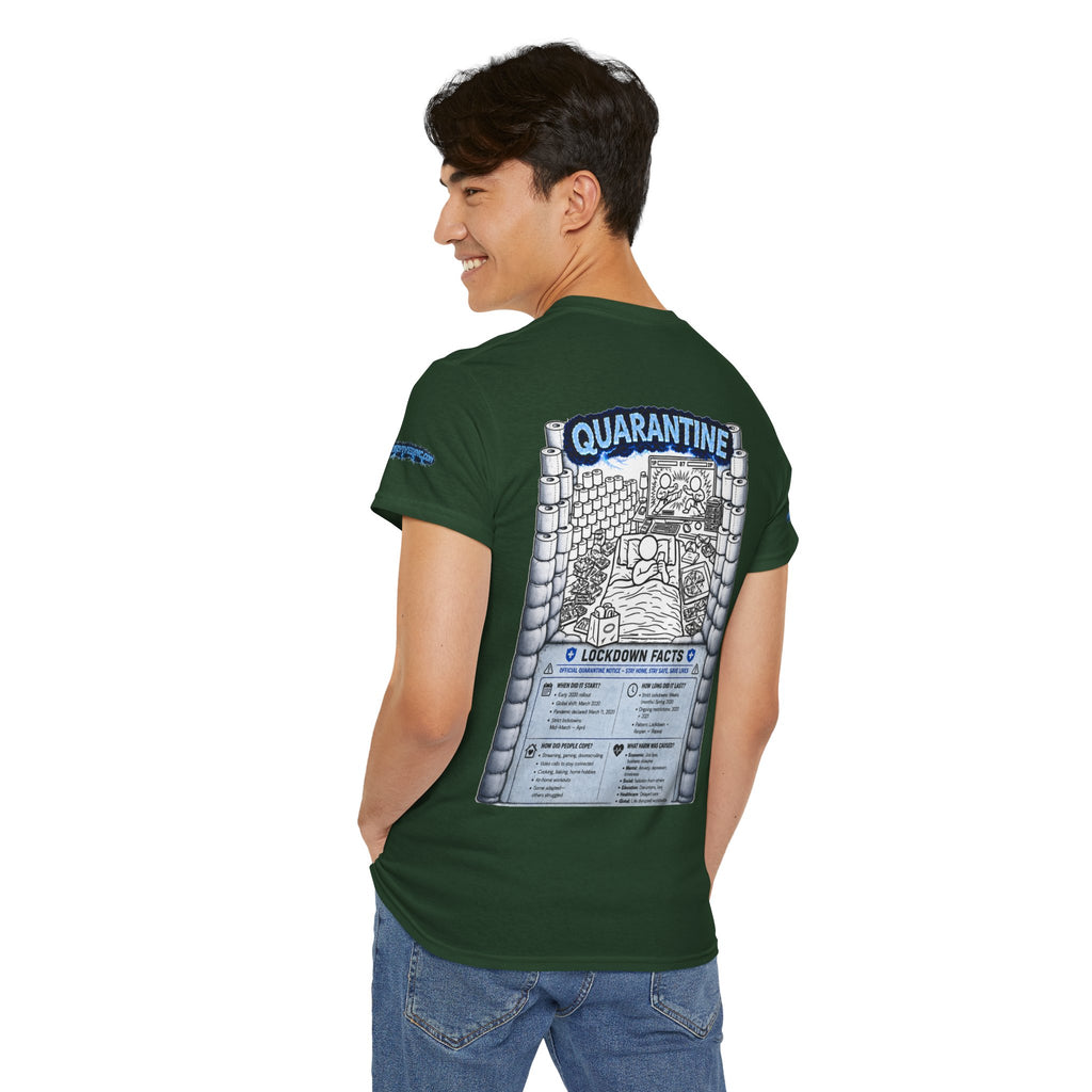 I Survived 2020 — LOCKDOWN S3:E1: Special Edition "Quarantine" Unisex Heavy Cotton Tee