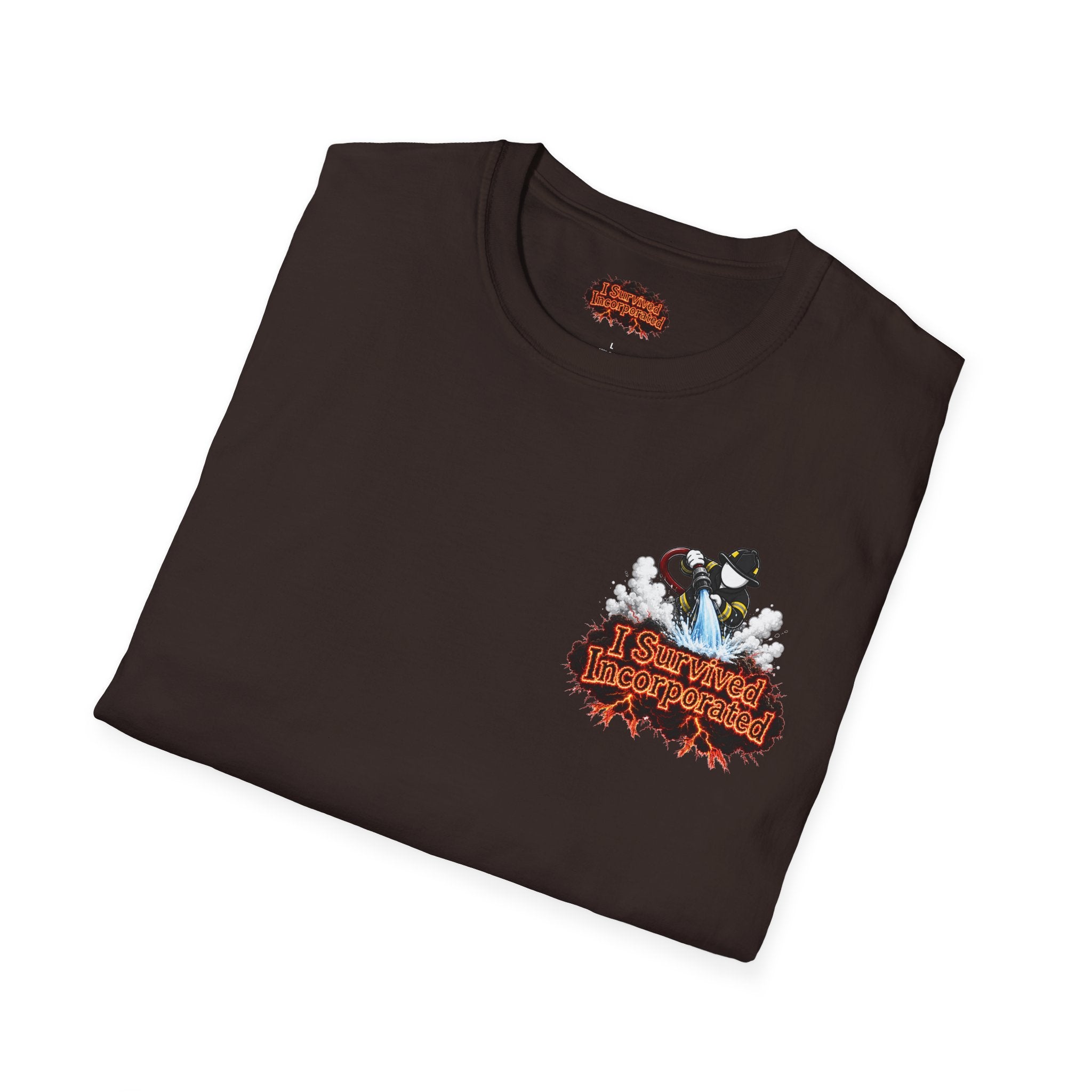 I Survived 2020 — "Please Stand By" Test Pattern Tee Wildfire Signal Edition Summer Premiere Unisex Softstyle T-Shirt