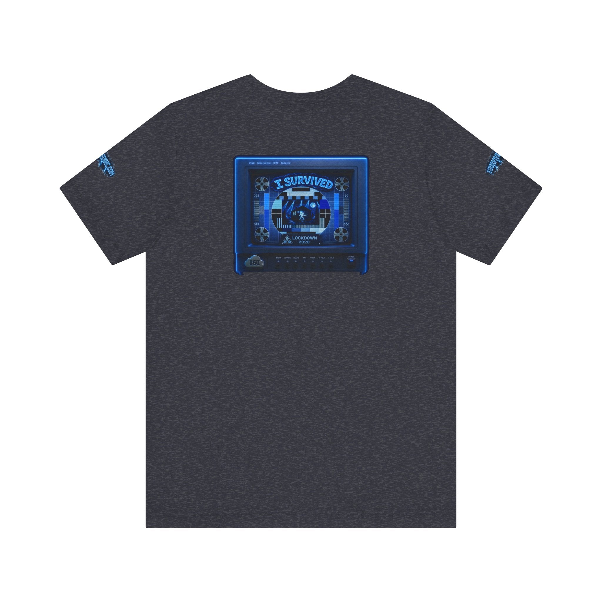 I Survived 2020 — "Please Stand By" Test Pattern Tee Lockdown Special Edition Summer Exclusive Unisex Jersey Short Sleeve Tee
