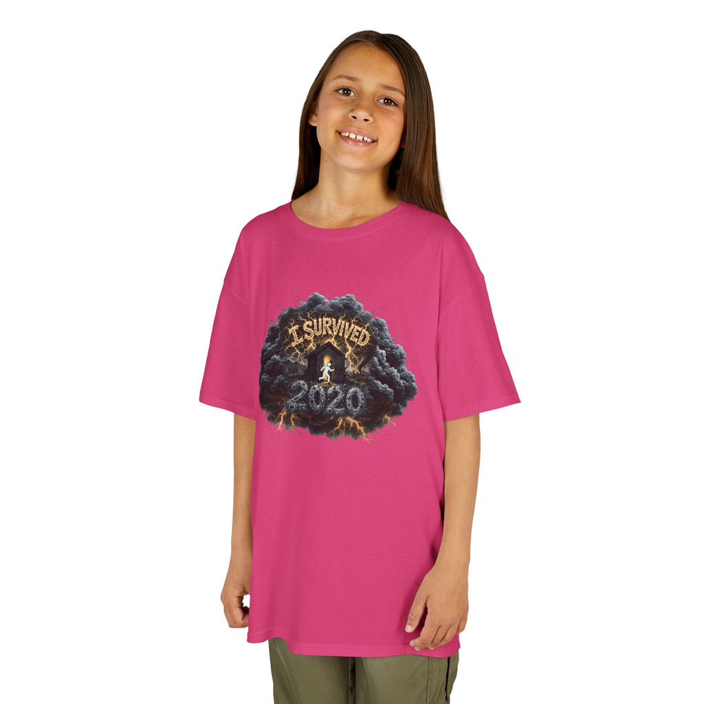 I Survived 2020 — Director's Cut Original Design Teaser Tee | Season 1 Premiere Drop Kids Heavy Cotton™ Tee