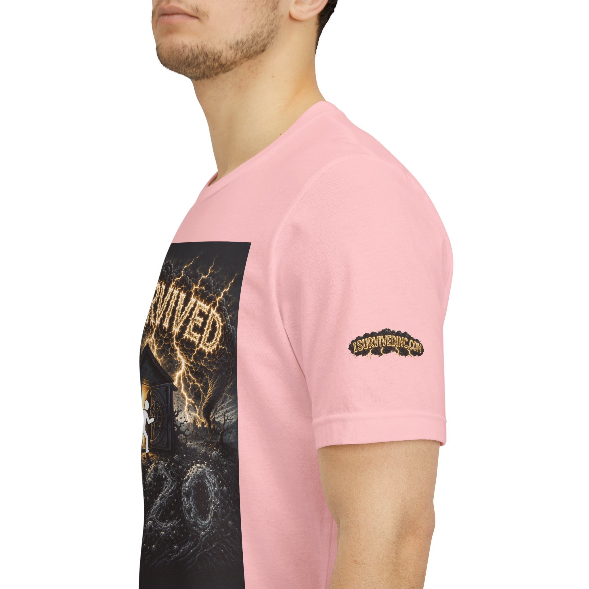 I Survived 2020 — Original Design Teaser Tee | Season 1 Premiere Drop Unisex Jersey Short Sleeve Tee