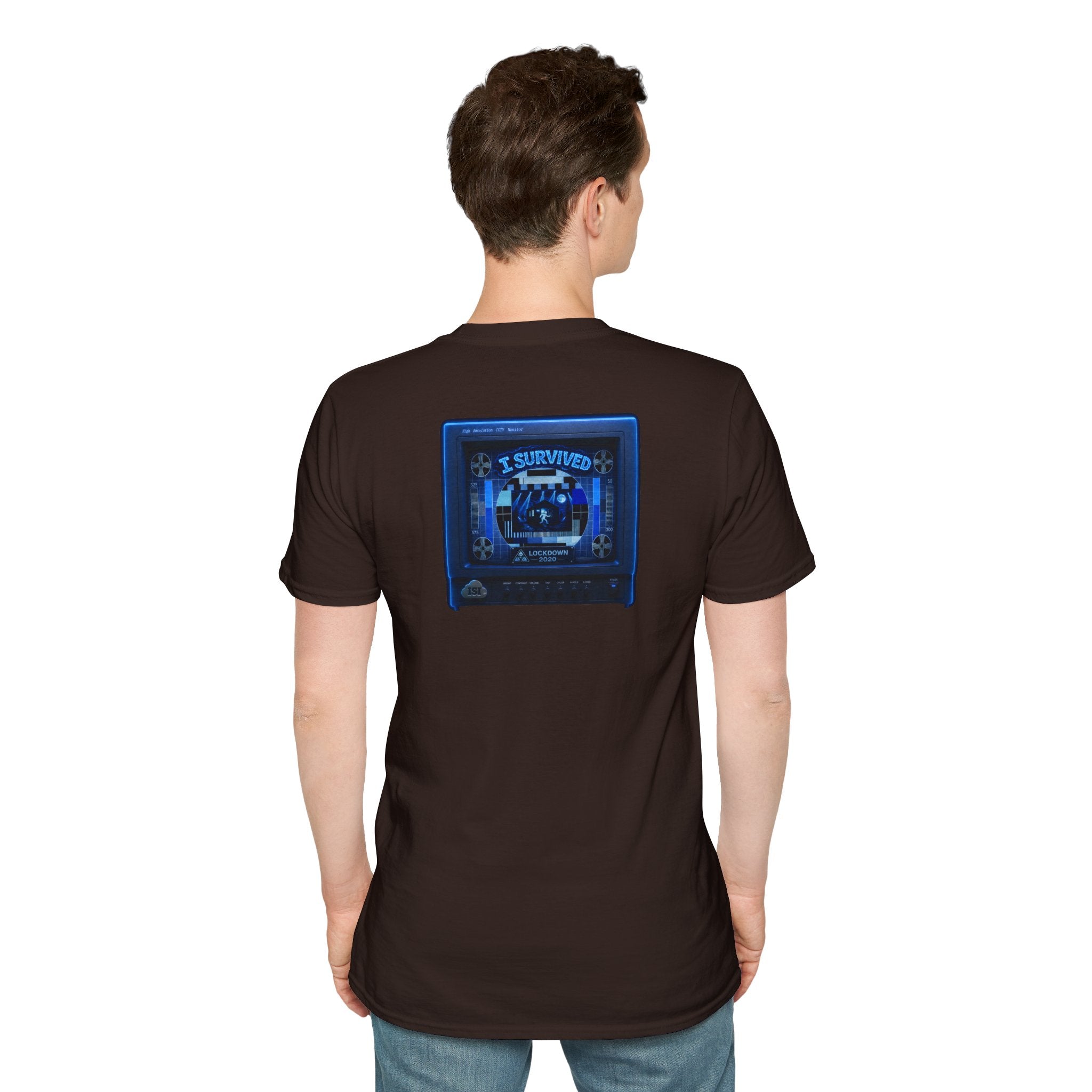 I Survived 2020 — "Please Stand By" Test Pattern Tee Lockdown Edition Summer Exclusive Unisex Softstyle T-Shirt