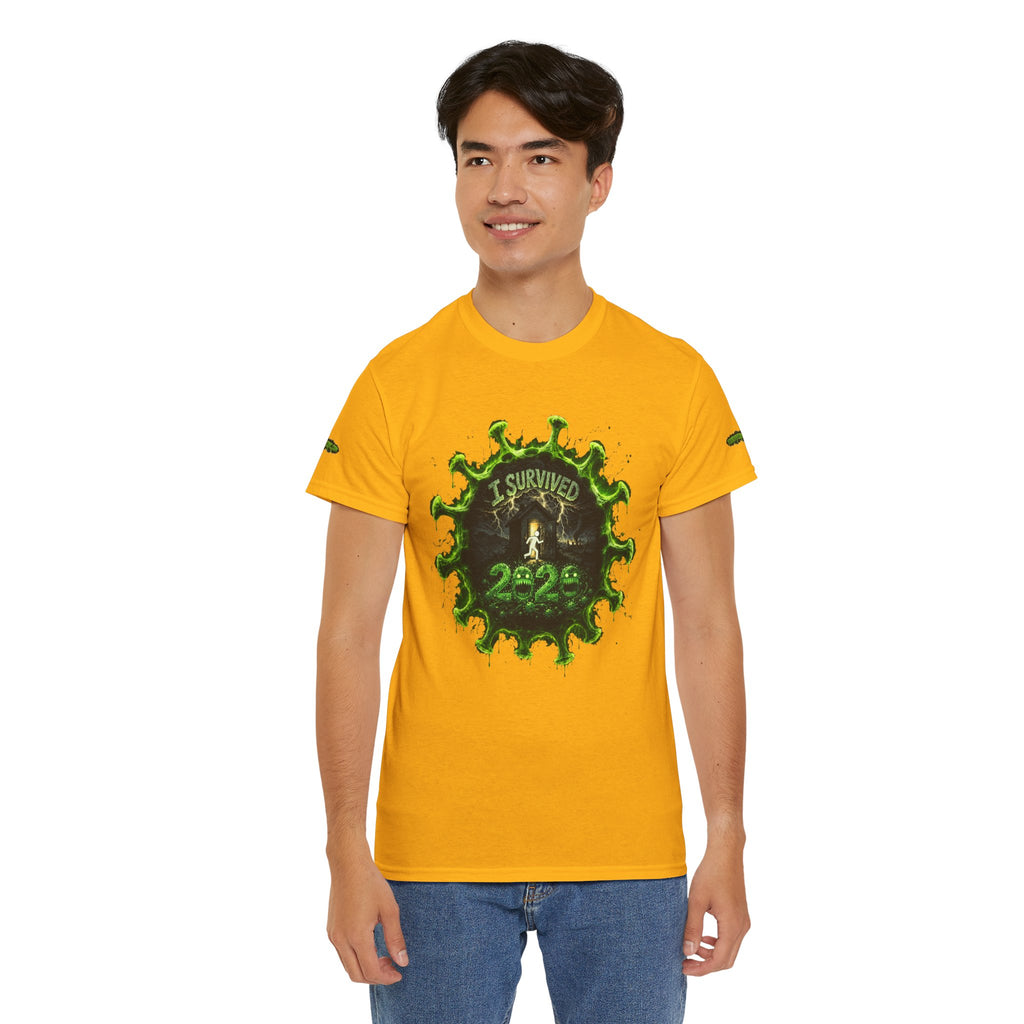 I Survived 2020 — Director's Cut S1:E1 "COVID-19: The Coronavirus" | Pandemic Edition Unisex Heavy Cotton Tee (SPECIAL EDITION)