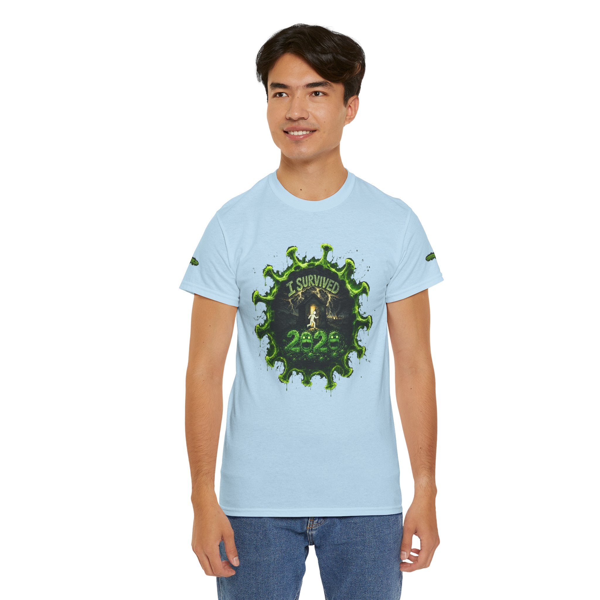 I Survived 2020 — Director's Cut S1:E1 "COVID-19: The Coronavirus" | Pandemic Edition Unisex Heavy Cotton Tee (SPECIAL EDITION)