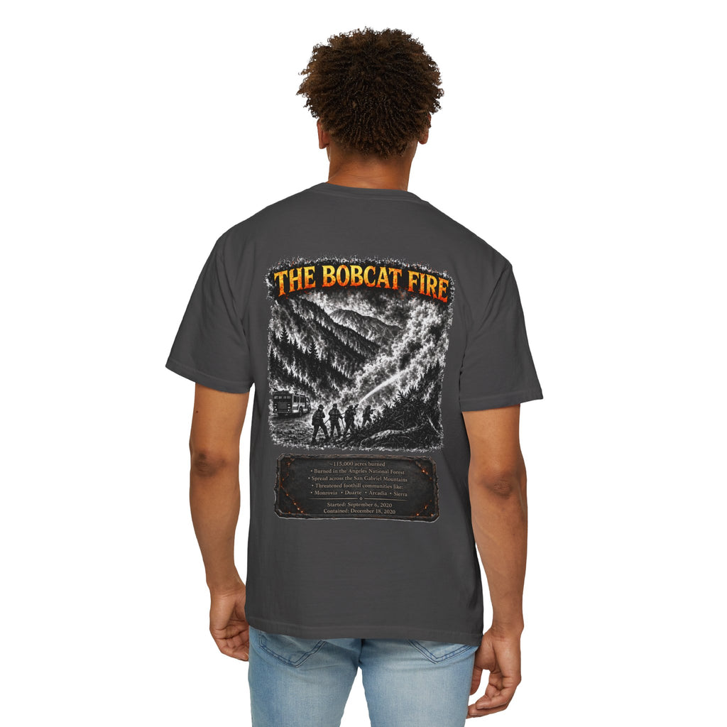 I Survived 2020 — WILDFIRES S2:E2: "The Bobcat Fire" Memorial Unisex Garment-Dyed T-shirt