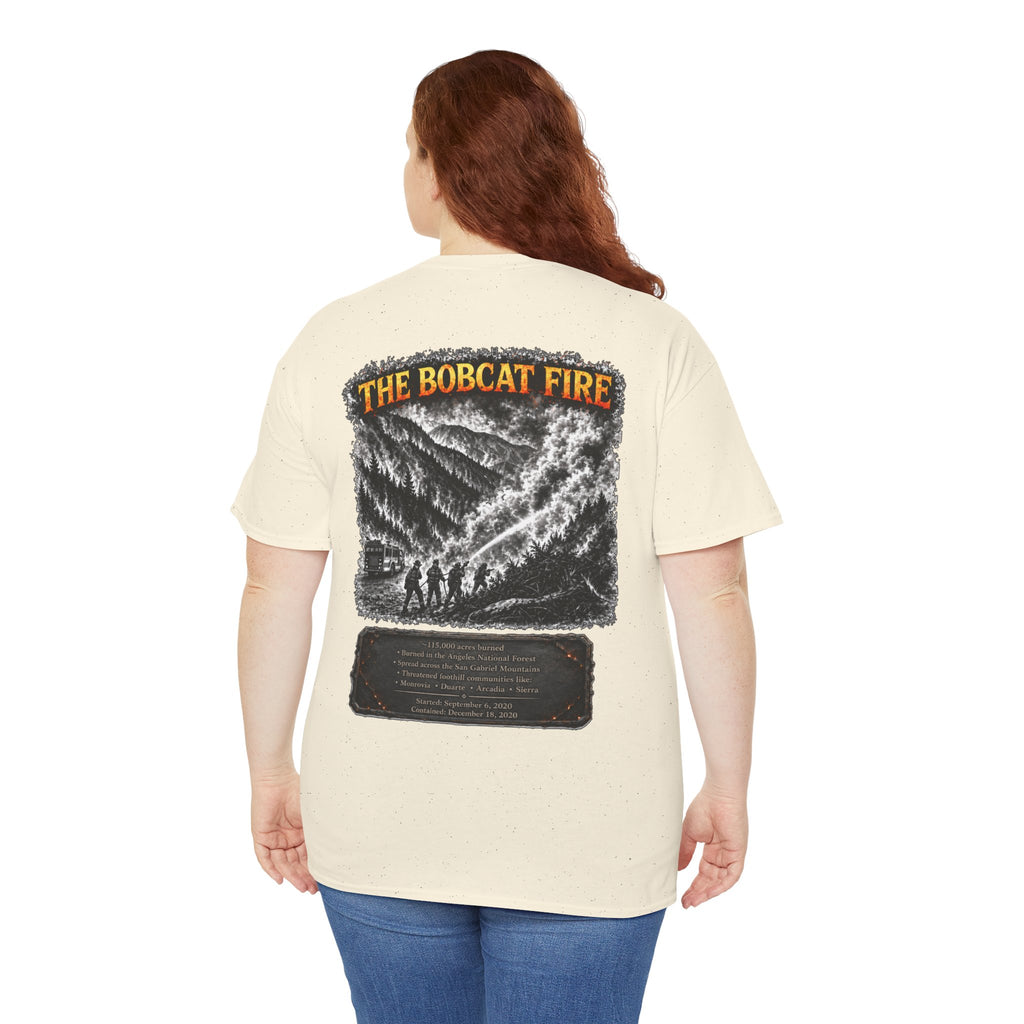 I Survived 2020 — WILDFIRES S2:E2: "The Bobcat Fire" Memorial Unisex Heavy Cotton Tee