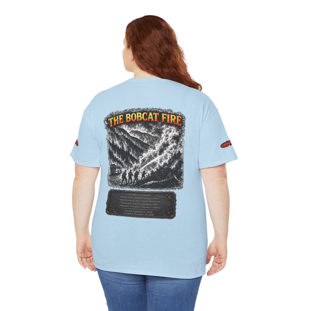 I Survived 2020 — WILDFIRES S2:E2: Special Edition "The Bobcat Fire" Memorial Unisex Heavy Cotton Tee