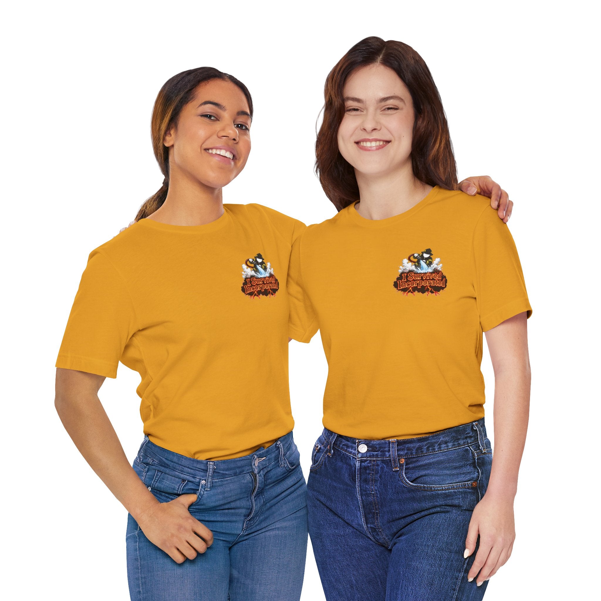 I Survived 2020 — "Please Stand By" Test Pattern Tee Wildfire Signal Edition Summer Premiere Unisex Jersey Short Sleeve Tee