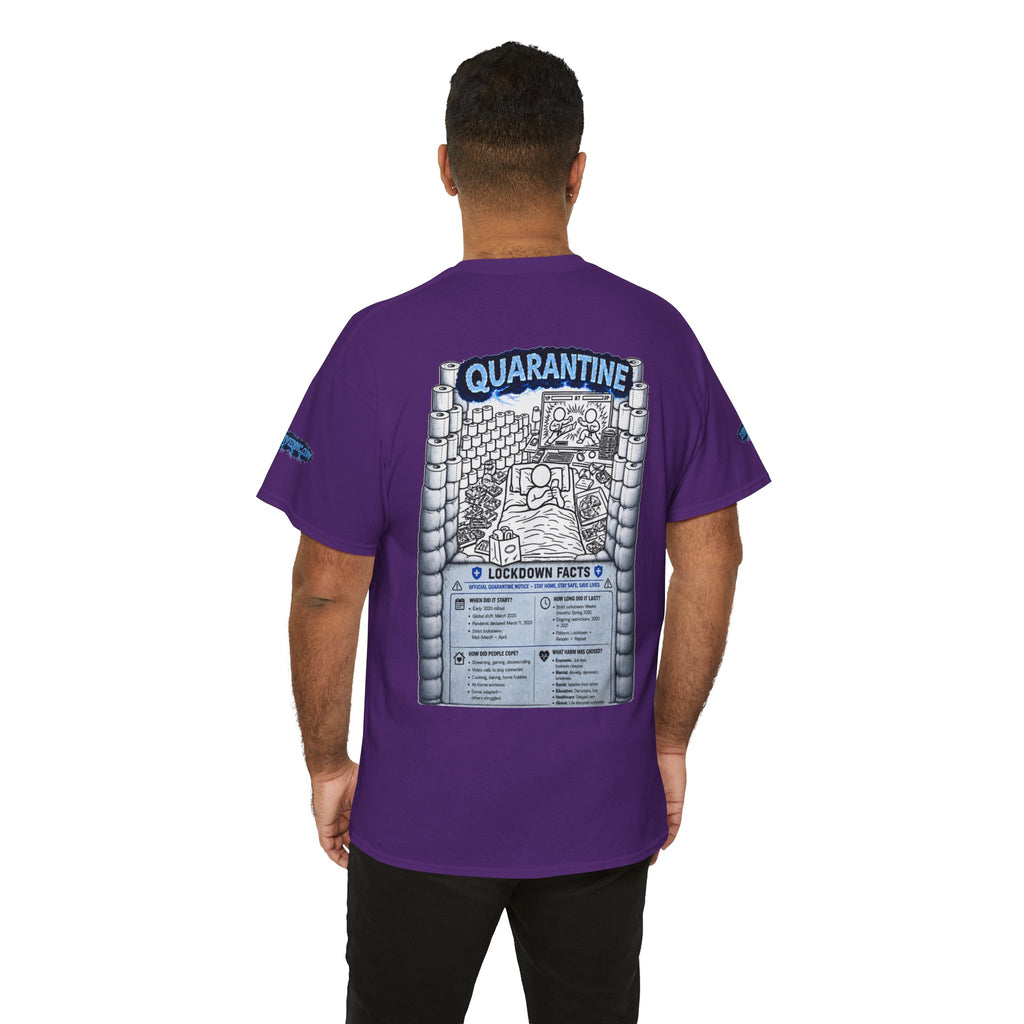 I Survived 2020 — LOCKDOWN S3:E1: Director's Cut Special Edition "Quarantine" Unisex Heavy Cotton Tee