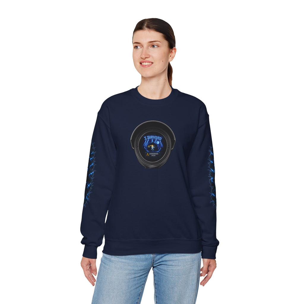 I Survived 2020 — LOCKDOWN S3:E2: Director's Cut Special Edition "Dating Under Lockdown" Unisex Heavy Blend™ Crewneck Sweatshirt