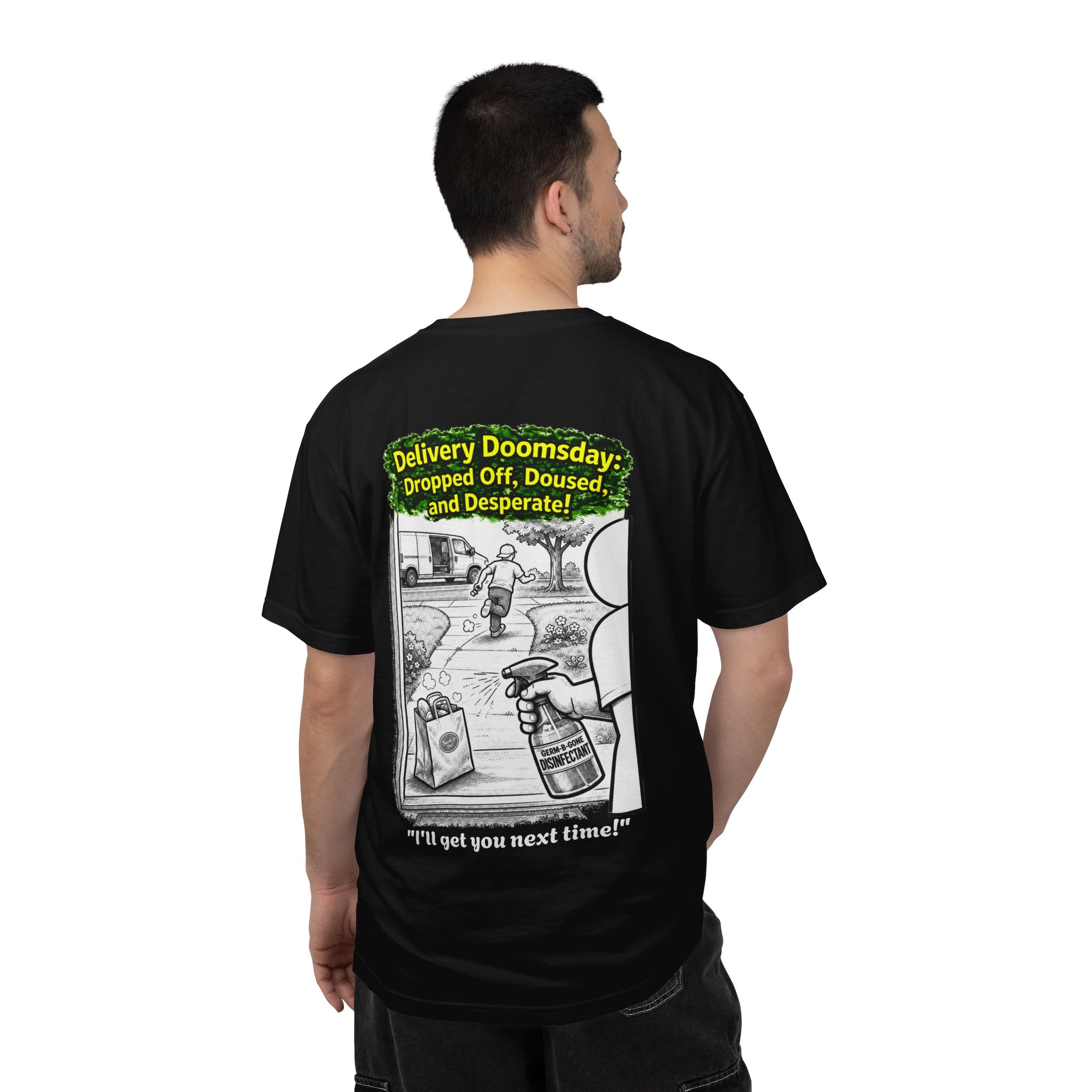 Sobreviví al 2020 — T1:E5 "Apocalipsis de Entregas" | Camiseta unisex teñida de edición Pandemia