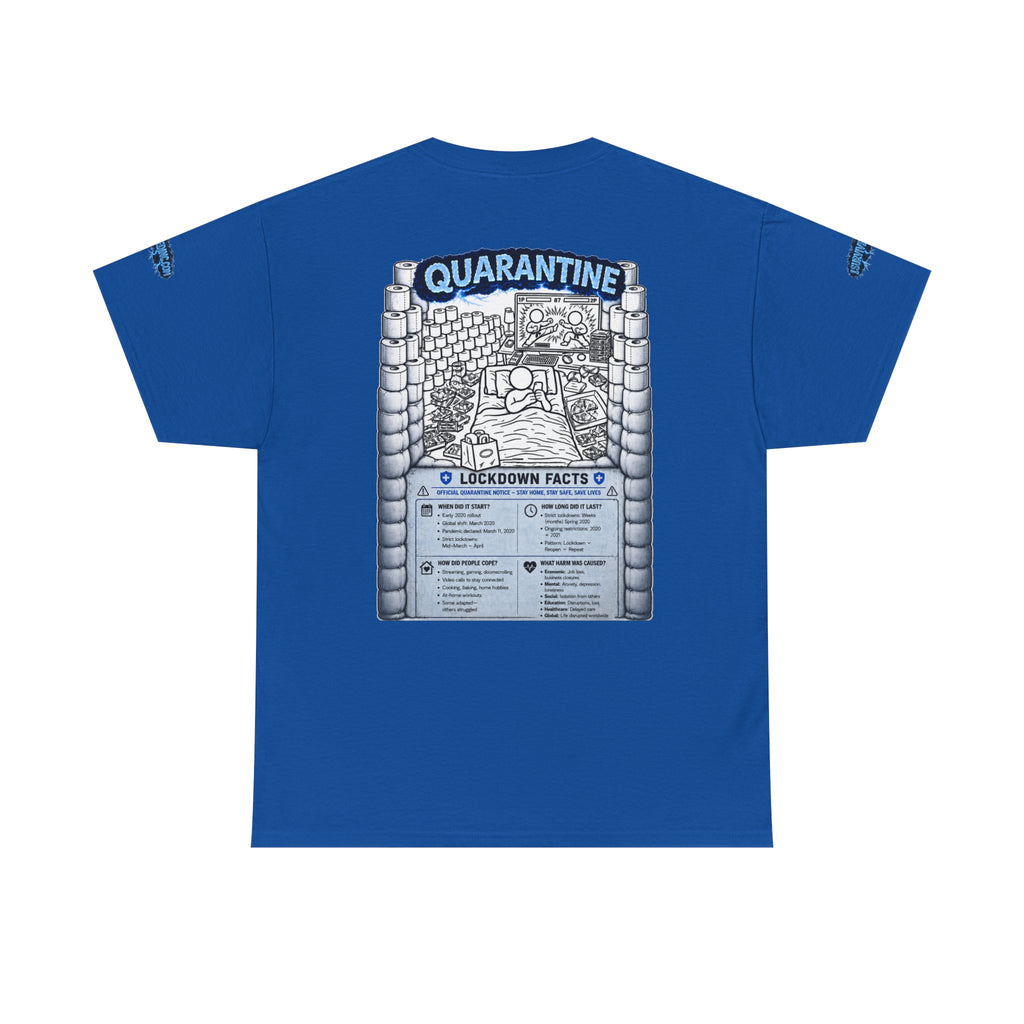 I Survived 2020 — LOCKDOWN S3:E1: Special Edition "Quarantine" Unisex Heavy Cotton Tee