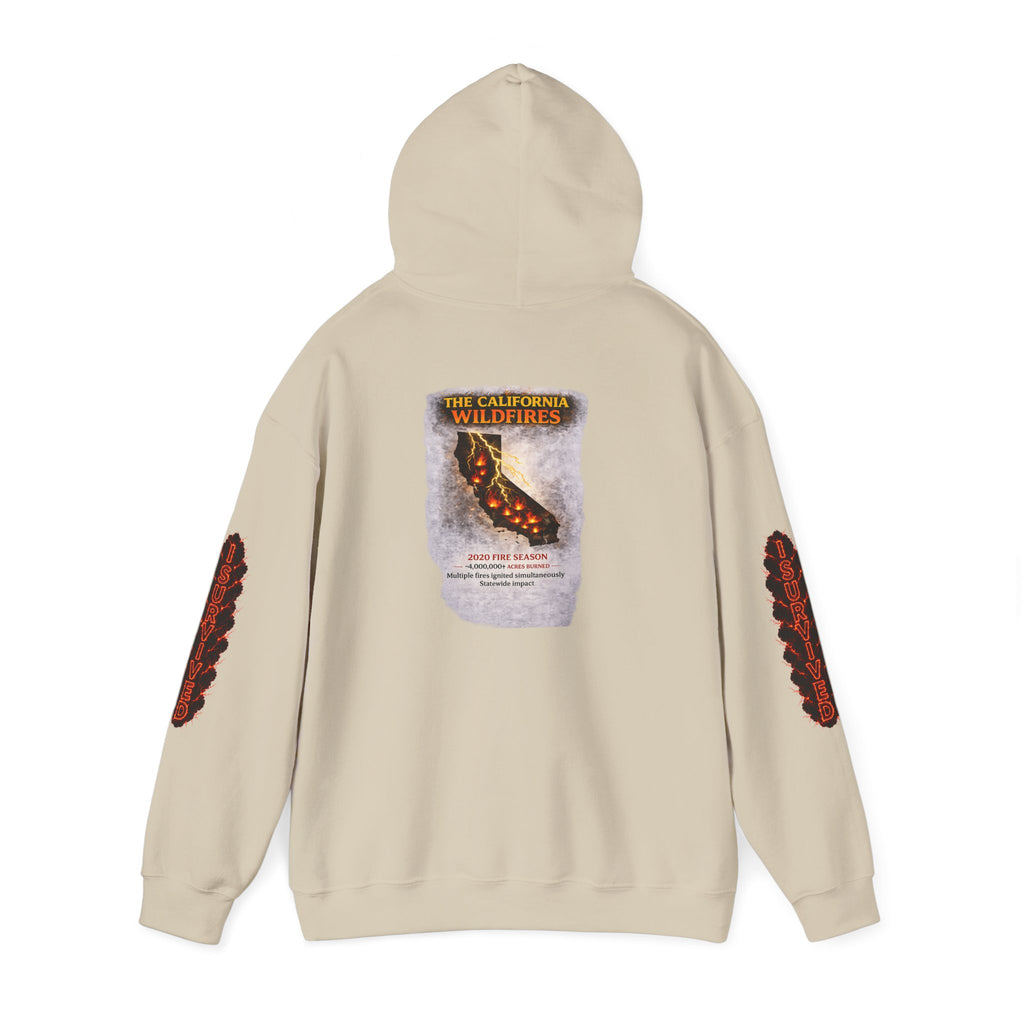 I Survived 2020 — Director's Cut S2:E3 "The California Wildfires" | Wildfire Edition Memorial Hoodie Sweatshirt