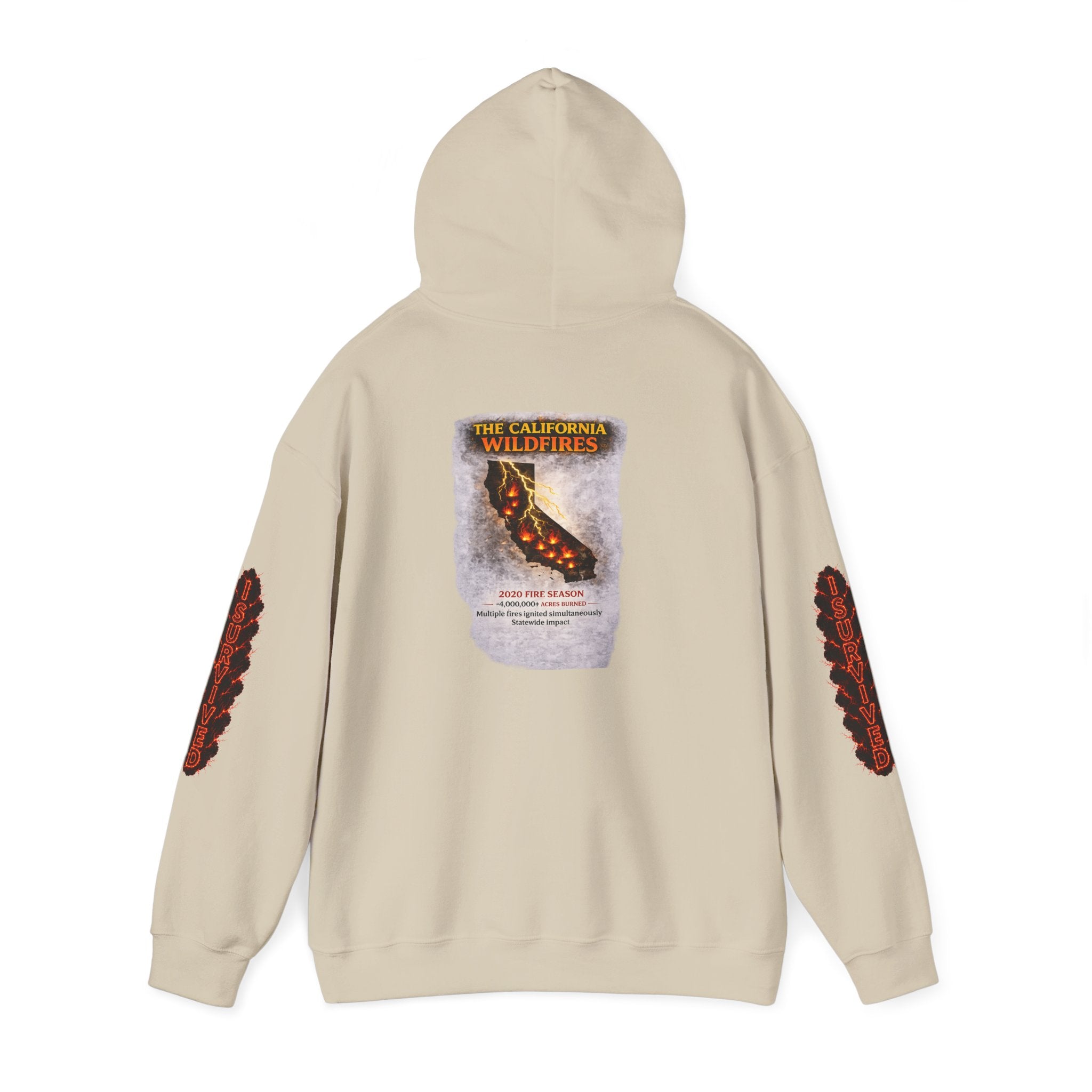 I Survived 2020 — Director's Cut S2:E3 "The California Wildfires" | Wildfire Edition Memorial Hoodie Sweatshirt