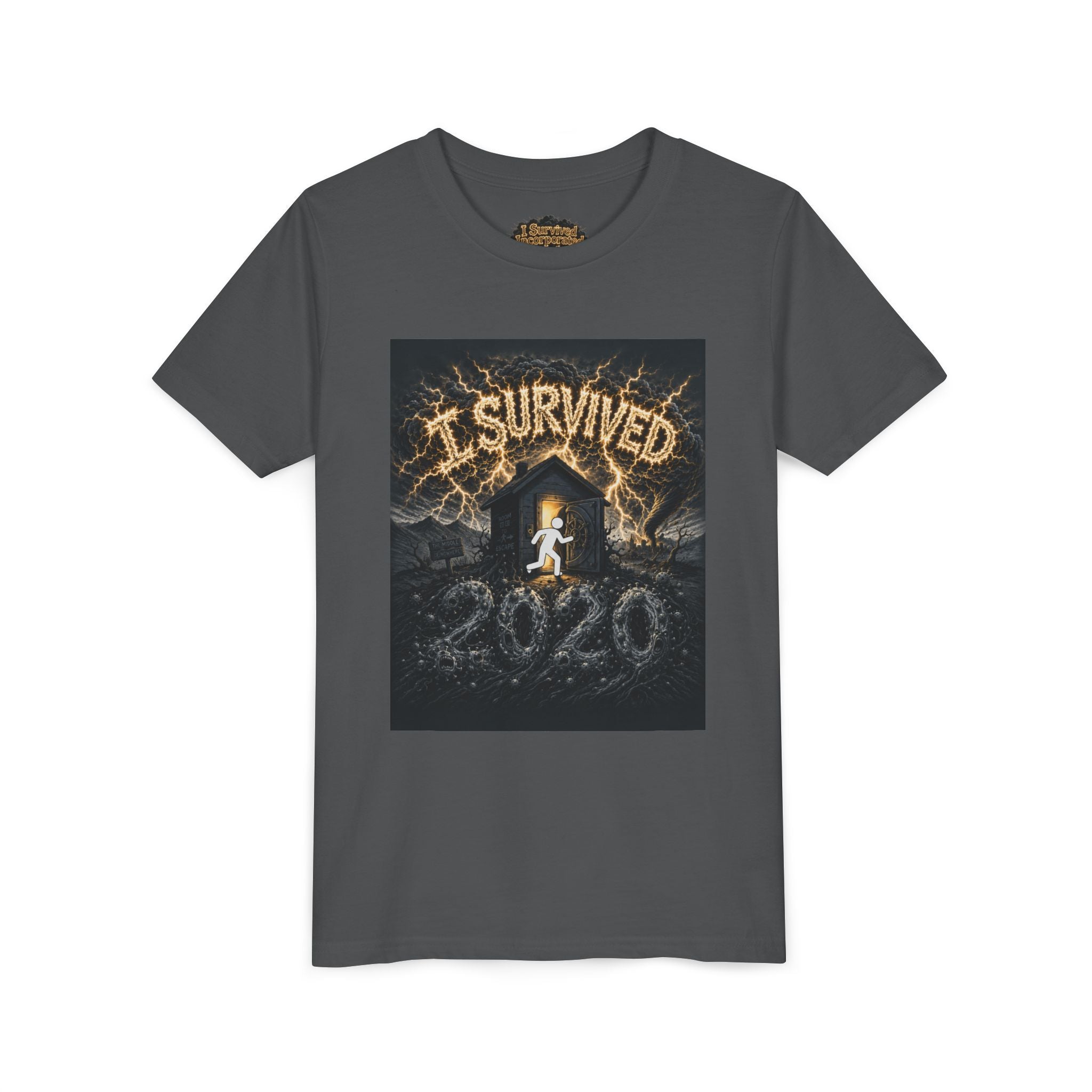 I Survived 2020 — Original Design Teaser Tee | Season 1 Premiere Drop Youth Short Sleeve Tee (SPECIAL EDITION)