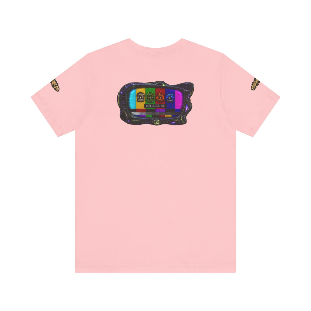 I Survived 2020 — "No Signal" Test Pattern Tee Alien Broadcast Finale Summer Premiere Unisex Jersey Short Sleeve Tee