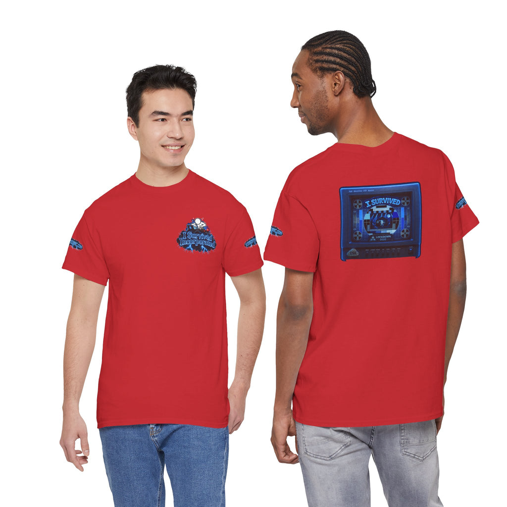 I Survived 2020 — "Please Stand By" Test Pattern Tee Lockdown Special Edition Summer Exclusive Unisex Heavy Cotton Tee