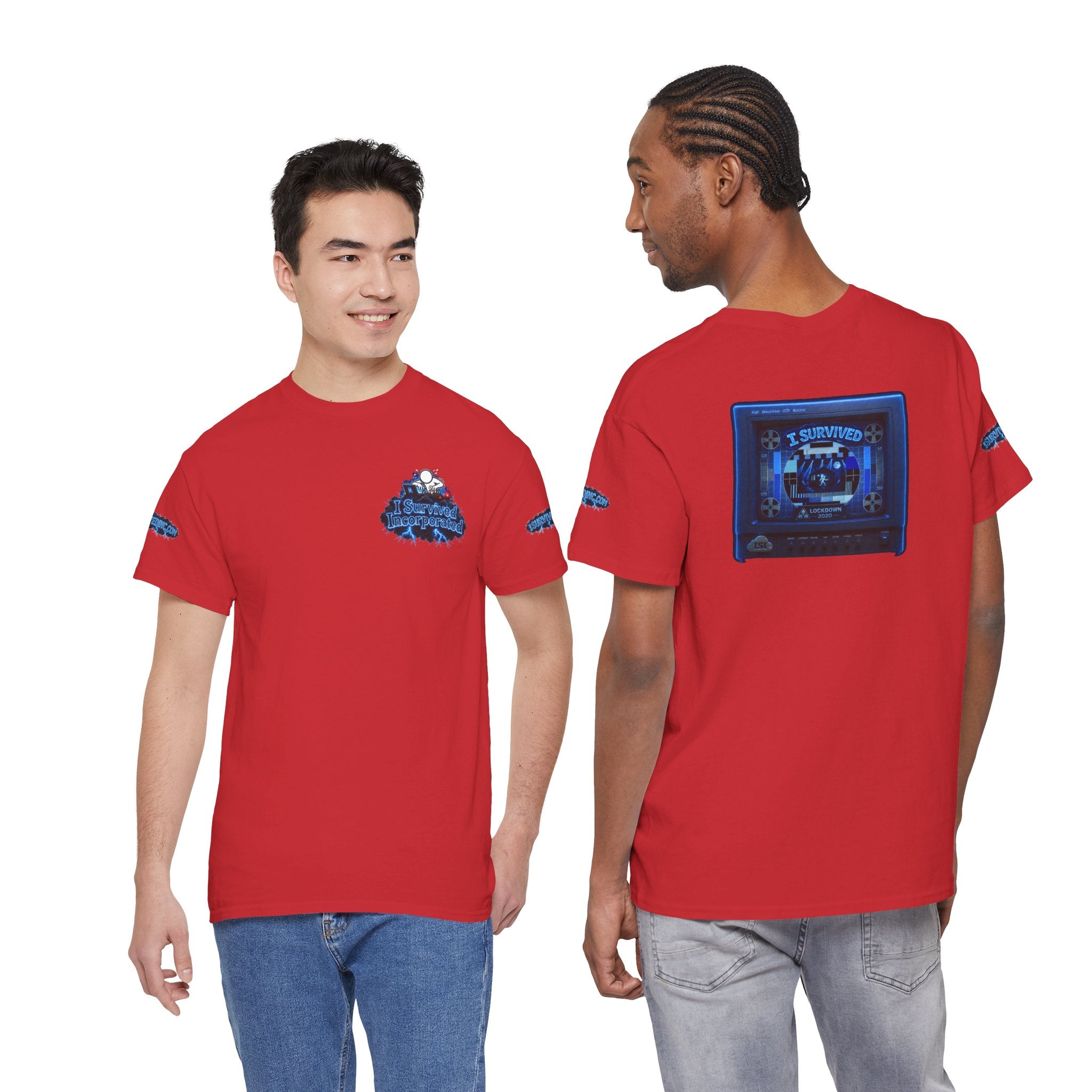 I Survived 2020 — "Please Stand By" Test Pattern Tee Lockdown Special Edition Summer Exclusive Unisex Heavy Cotton Tee