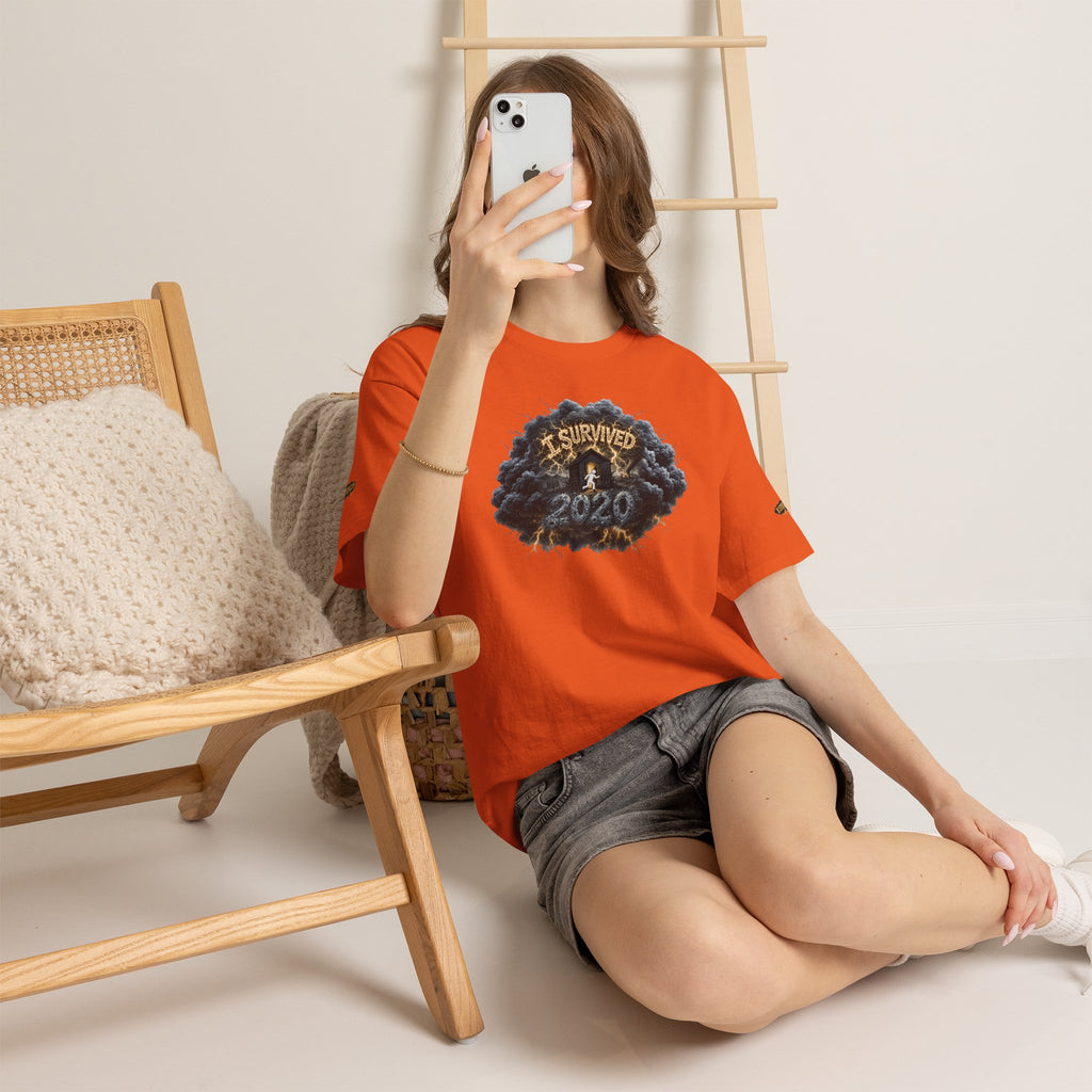 I Survived 2020 — Director's Cut Original Design Teaser Tee | Season 1 Premiere Drop Unisex Heavy Cotton Tee (SPECIAL EDITION)