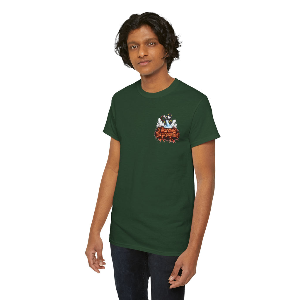 I Survived 2020 — "Please Stand By" Test Pattern Tee Wildfire Signal Edition Summer Premiere Unisex Heavy Cotton Tee