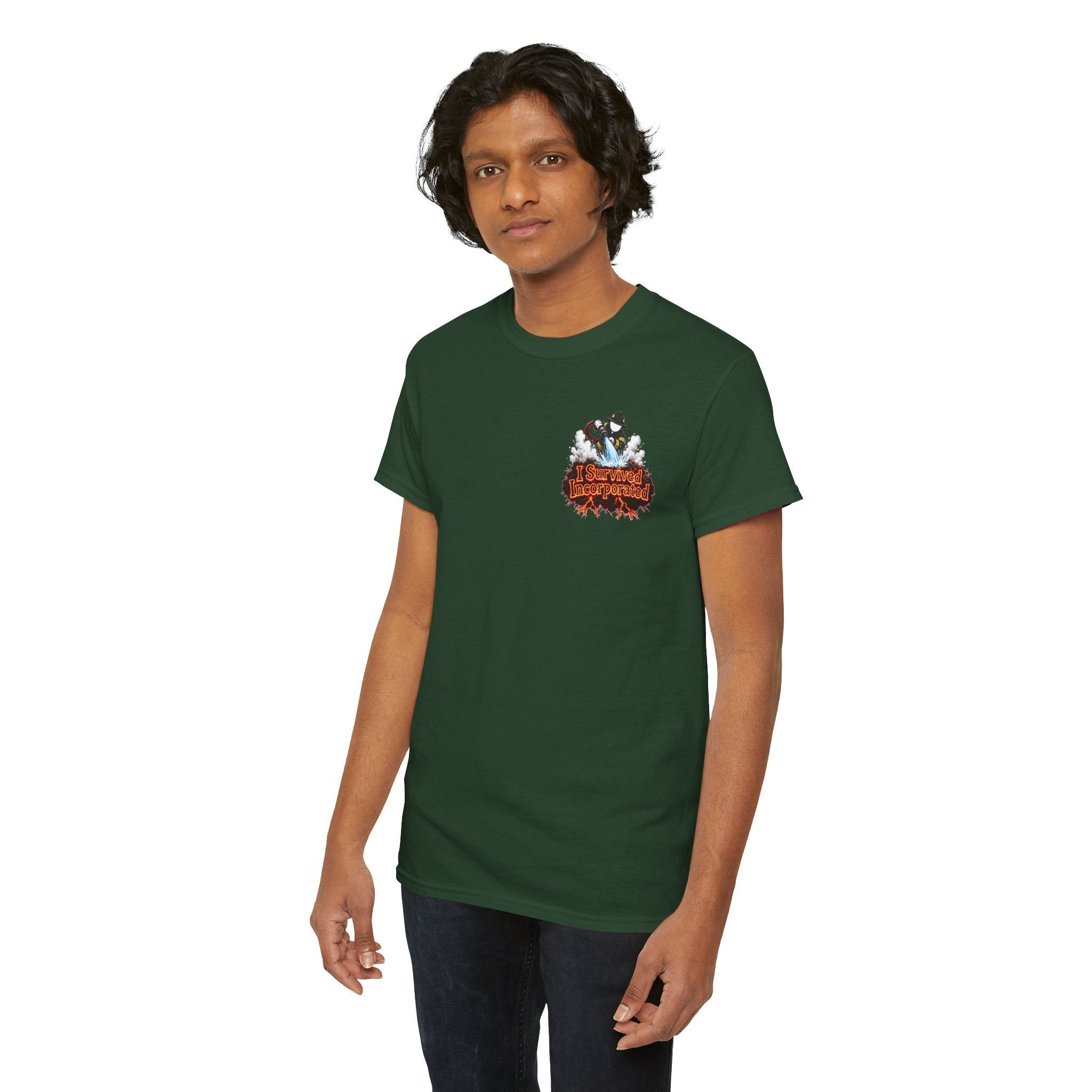 I Survived 2020 — "Please Stand By" Test Pattern Tee Wildfire Signal Edition Summer Premiere Unisex Heavy Cotton Tee