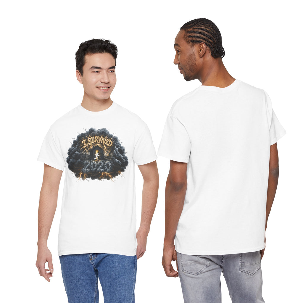 I Survived 2020 — Director's Cut Original Design Teaser Tee | Season 1 Premiere Drop Unisex Heavy Cotton Tee