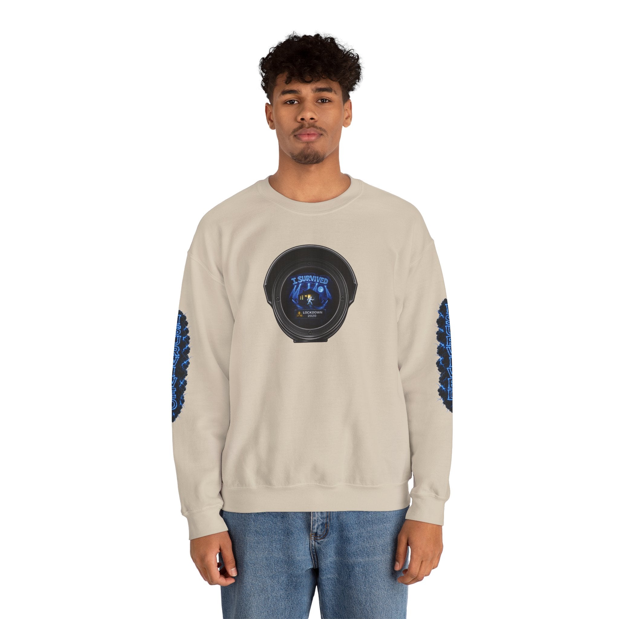 I Survived 2020 —  LOCKDOWN S3:E1: Director's Cut Special Edition "Quarantine" Unisex Heavy Blend™ Crewneck Sweatshirt