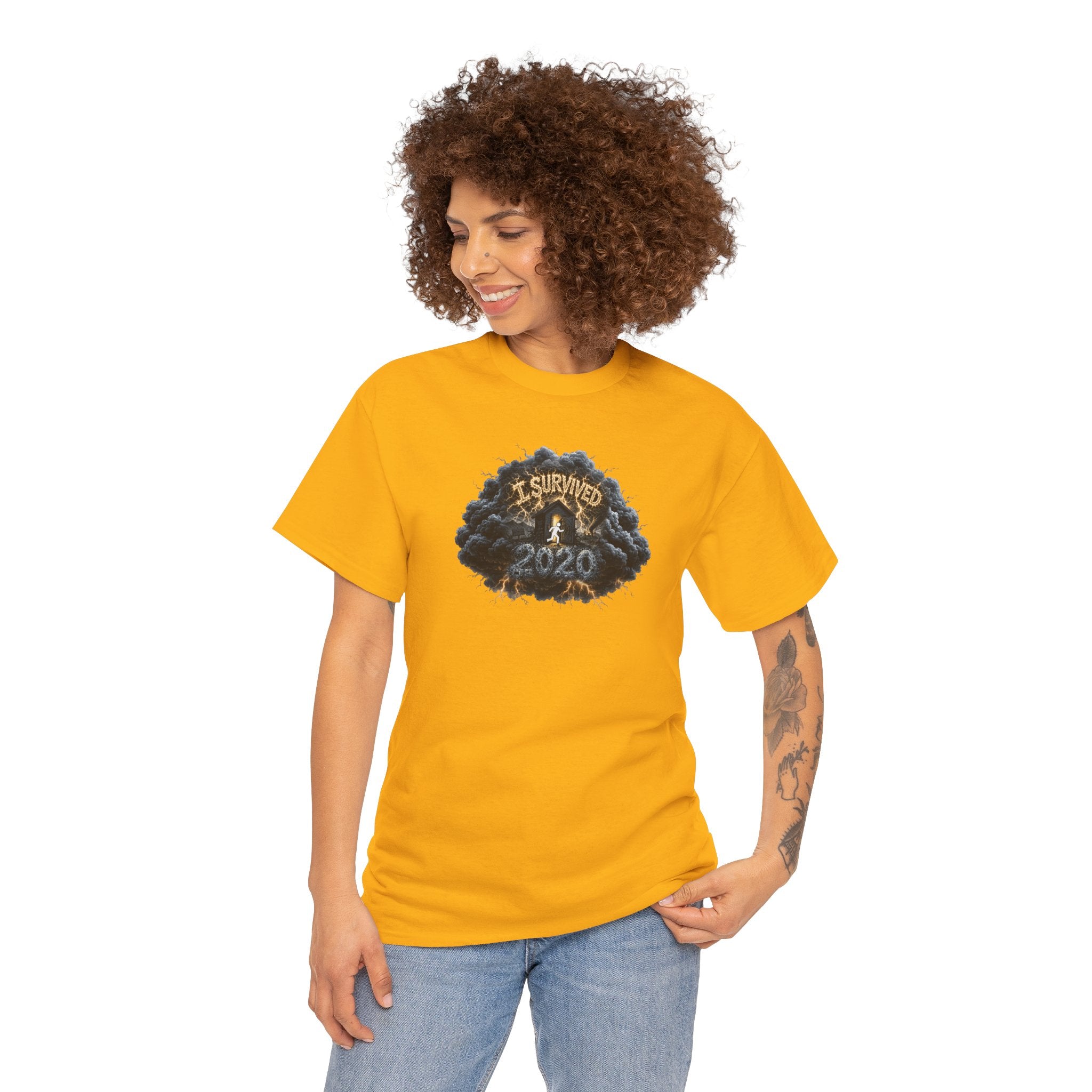 I Survived 2020 — Original PILOT Design: Director's Cut Unisex Heavy Cotton Tee