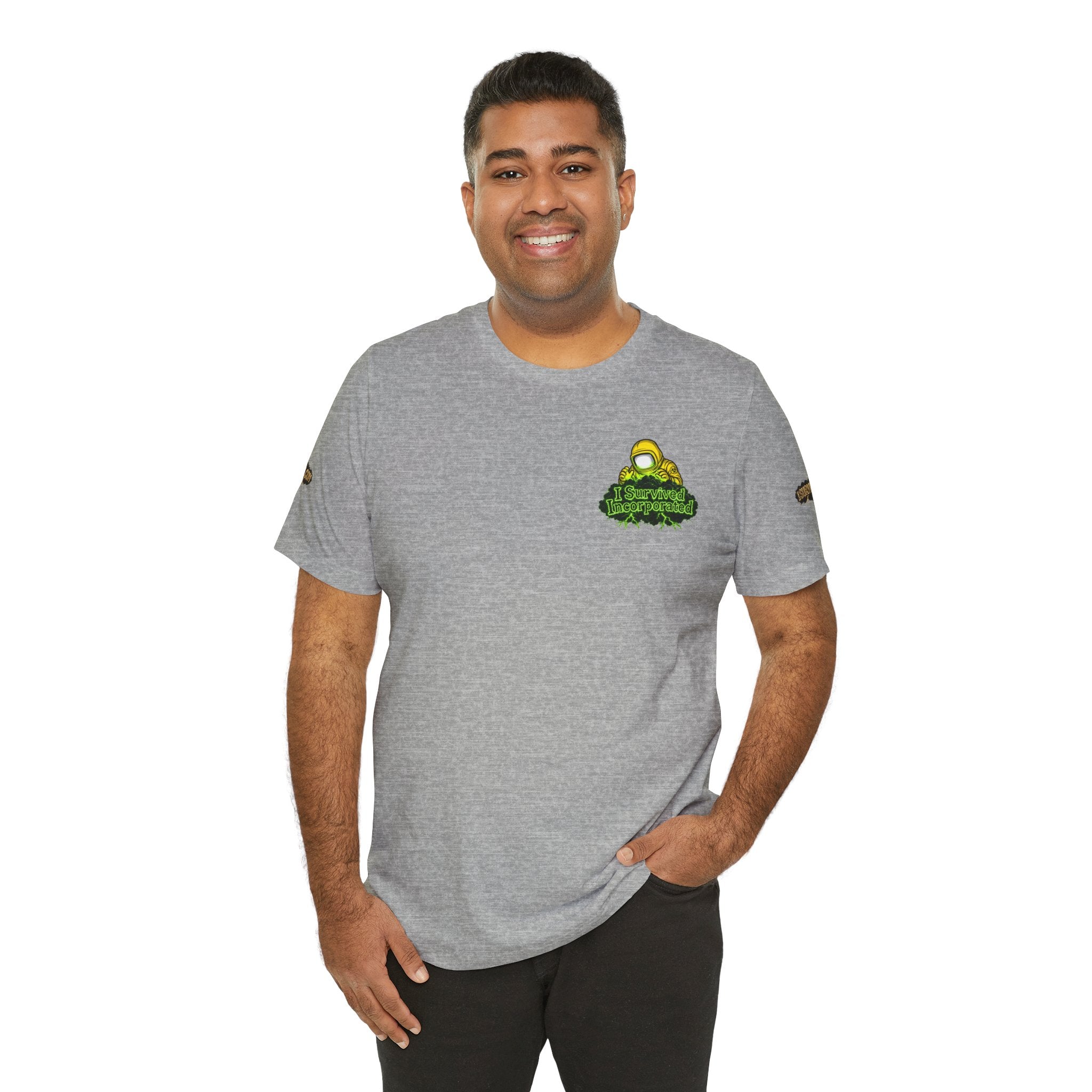 I Survived 2020 — "Please Stand By" Test Pattern Toxic Signal Tee Special Edition Summer Premiere Unisex Jersey Short Sleeve Tee