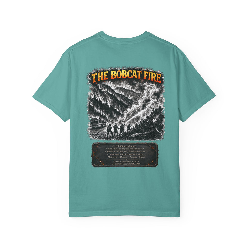 I Survived 2020 — Director's Cut S2:E2 "The Bobcat Fire" | Wildfire Edition Memorial Unisex Garment-Dyed T-shirt