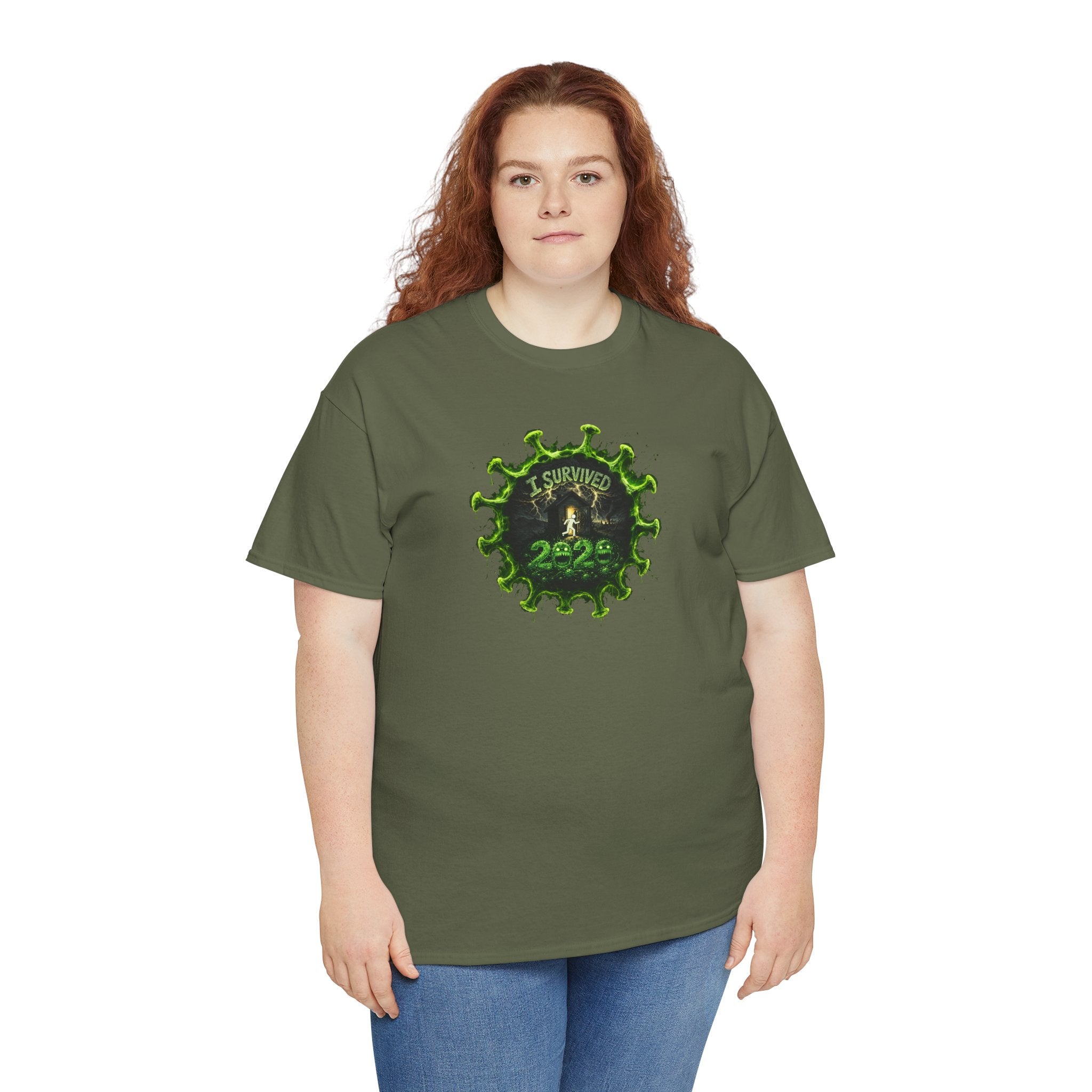 I Survived 2020 — PANDEMIC S1:E4: Director's Cut "Mask Madness" Unisex Heavy Cotton Tee