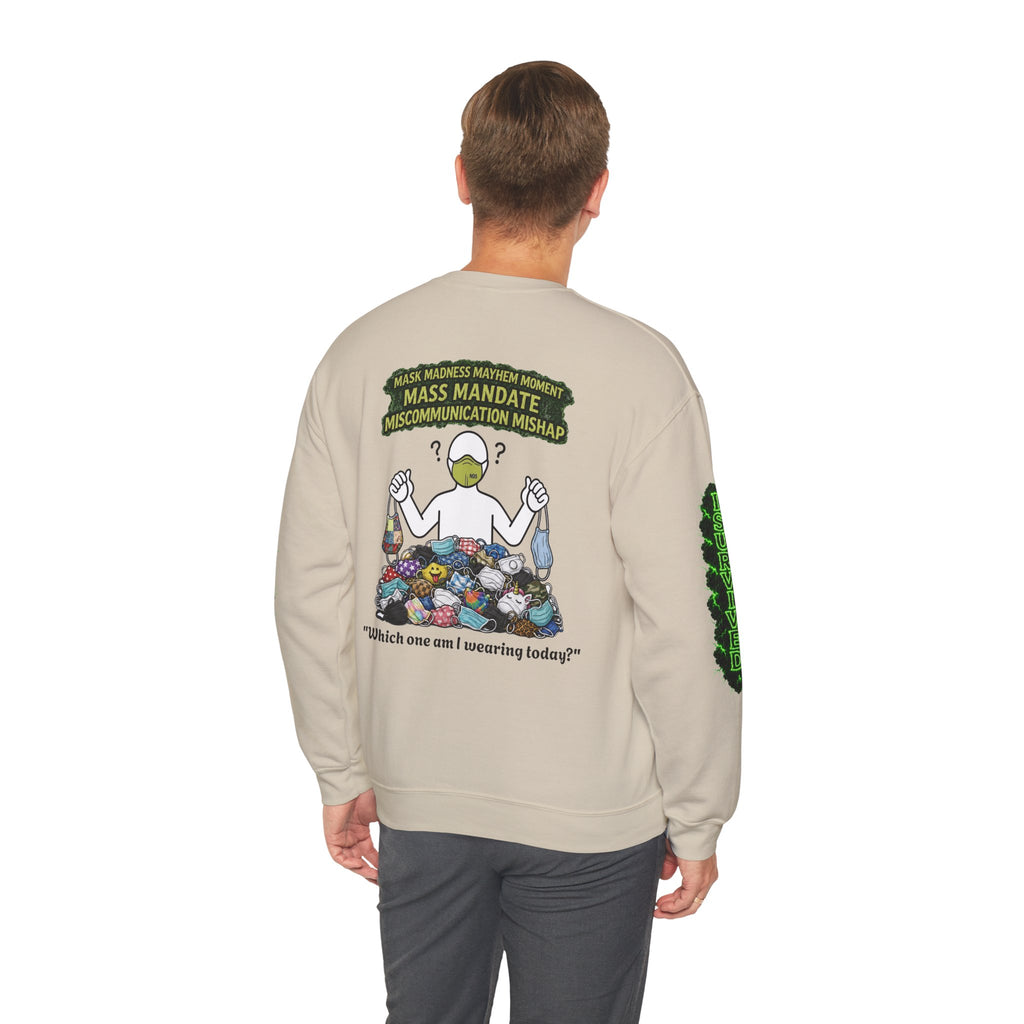 I Survived 2020 — Director's Cut S1:E4 "Mask Madness Mayhem Moment" | Pandemic Edition Unisex Heavy Blend™ Crewneck Sweatshirt