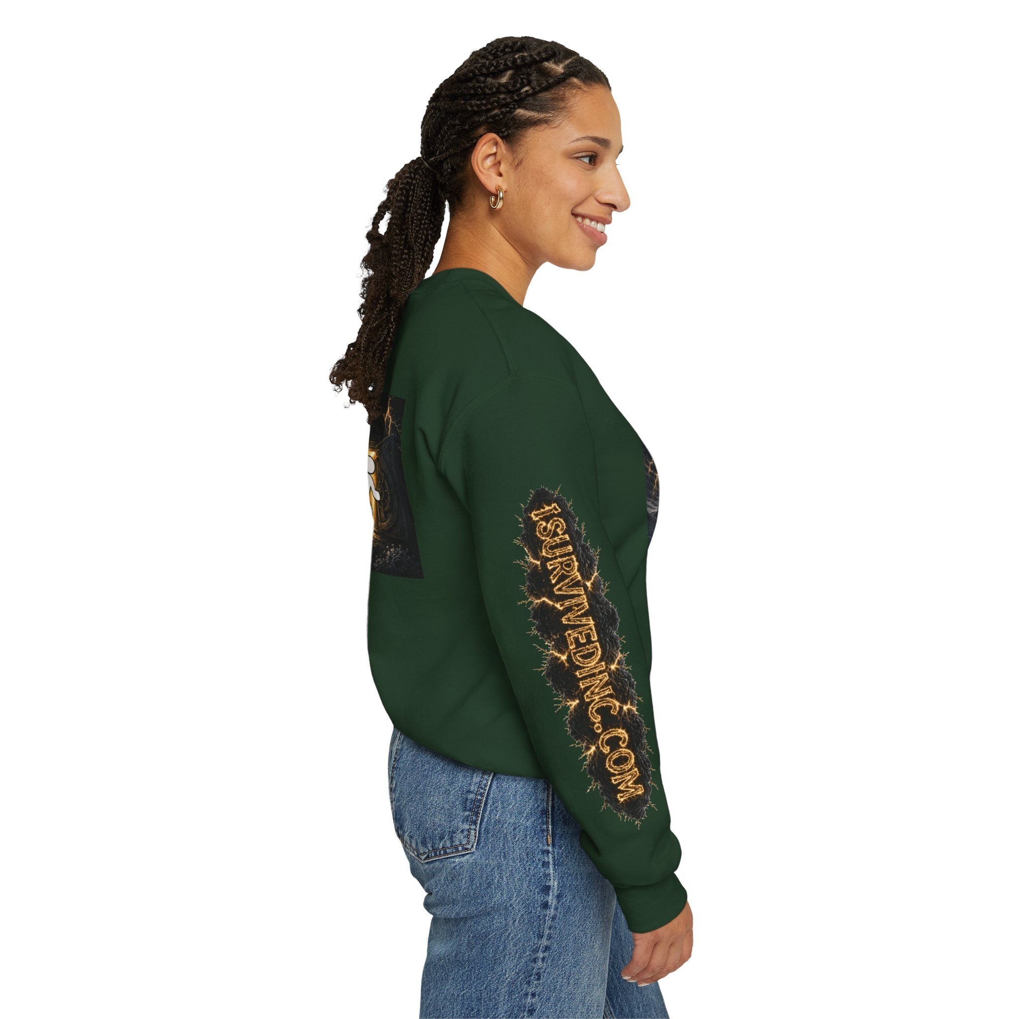 I Survived 2020 — Original Design Teaser Tee | Season 1 Premiere Drop Unisex Heavy Blend™ Crewneck Sweatshirt (SPECIAL EDITION)