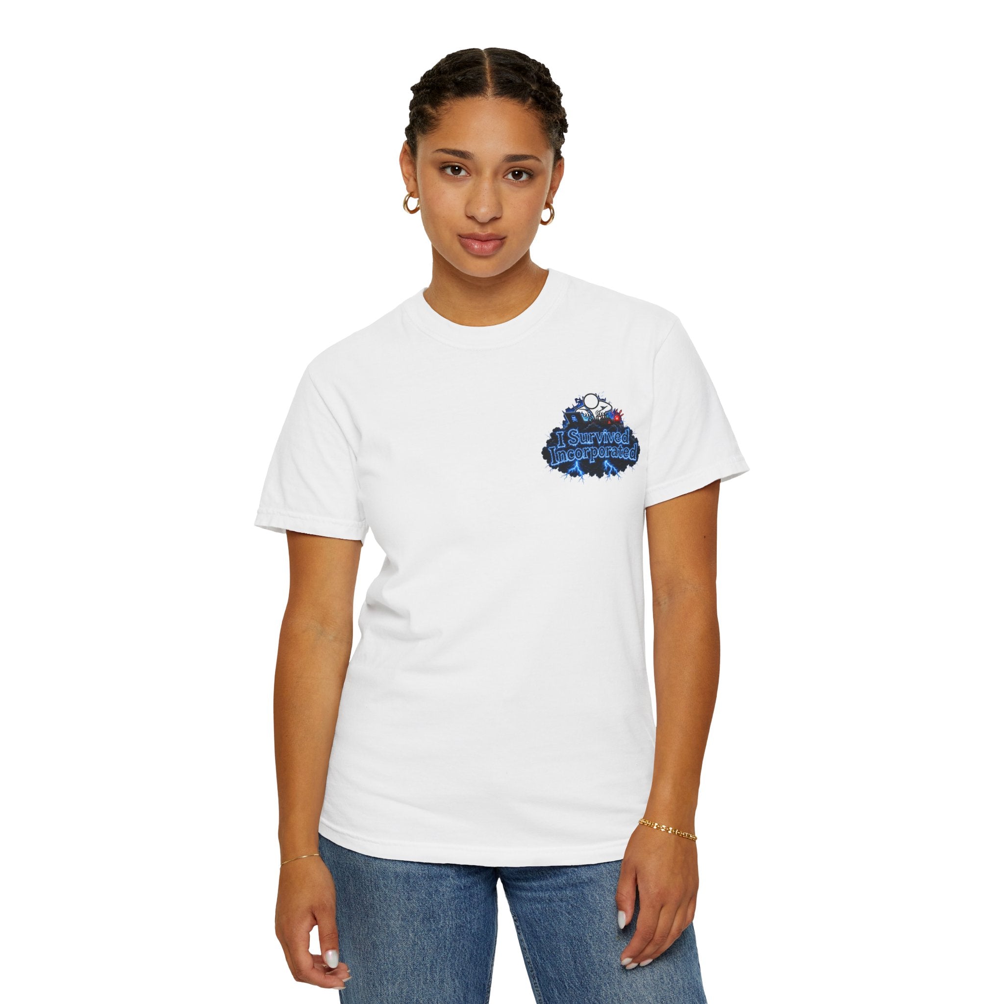 I Survived 2020 — "Please Stand By" Test Pattern Tee Lockdown Special Edition Summer Exclusive Unisex Garment-Dyed T-shirt