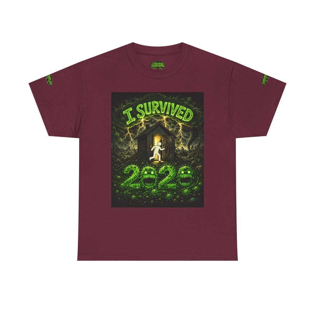 I Survived 2020 — PANDEMIC S1:E4: Special Edition "Mask Madness" Unisex Heavy Cotton Tee
