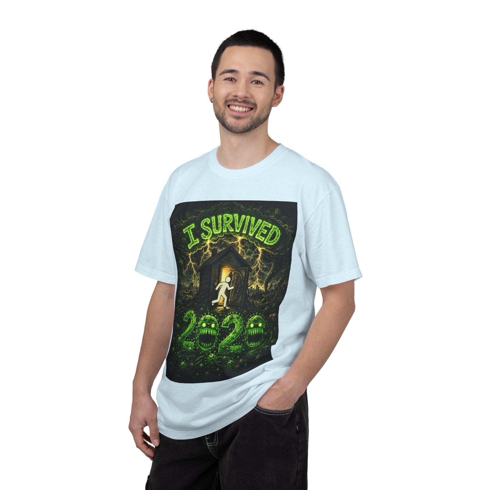 I Survived 2020 — S1:E3 "The Jab!" | Pandemic Edition Unisex Garment-Dyed T-shirt
