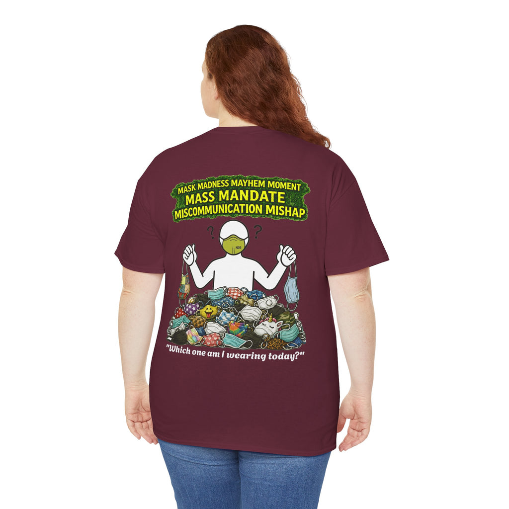 Sobreviví al 2020 — T1:E4 "Caos en Mascarillas: Un Momento de Locura" | Camiseta Unisex de Algodón Grueso Edición Pandemia (EDICIÓN ESPECIAL)