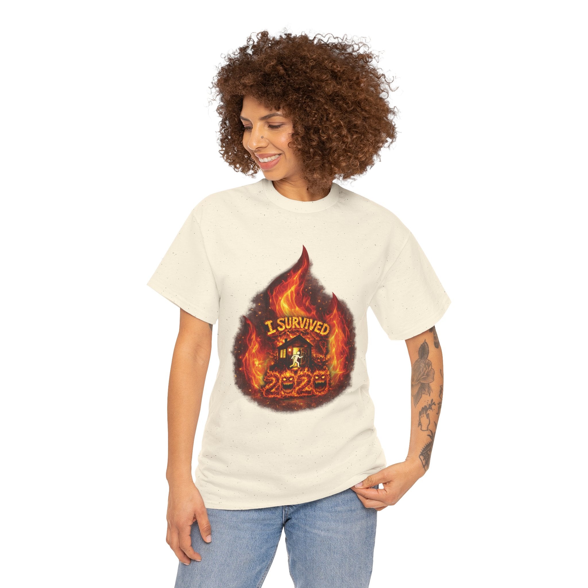 I Survived 2020 — Director's Cut S2:E1 "Berry Creek" | Wildfire Edition Memorial Unisex Heavy Cotton Tee