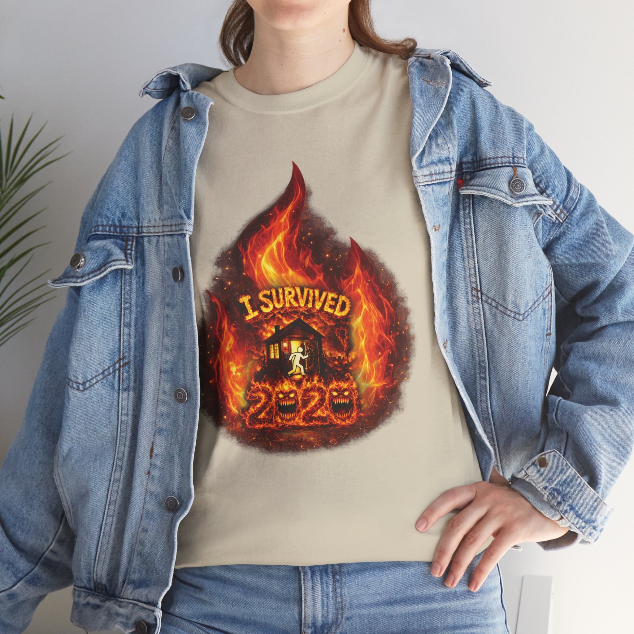 I Survived 2020 — Director's Cut S2:E1 "Berry Creek" | Wildfire Edition Memorial Unisex Heavy Cotton Tee (SPECIAL EDITION)
