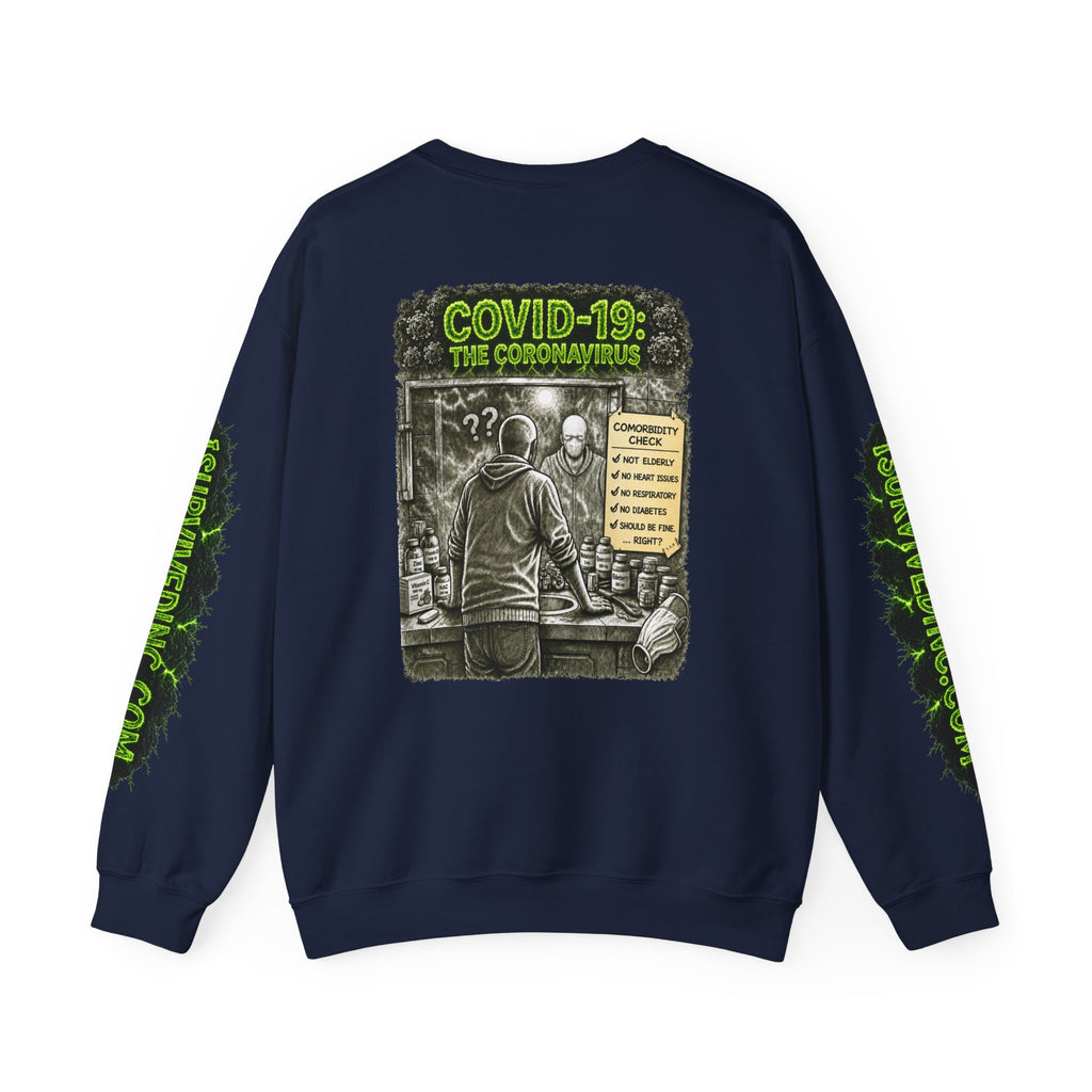 I Survived 2020 — PANDEMIC S1:E1: "COVID-19: The Coronavirus" Unisex Heavy Blend™ Crewneck Sweatshirt