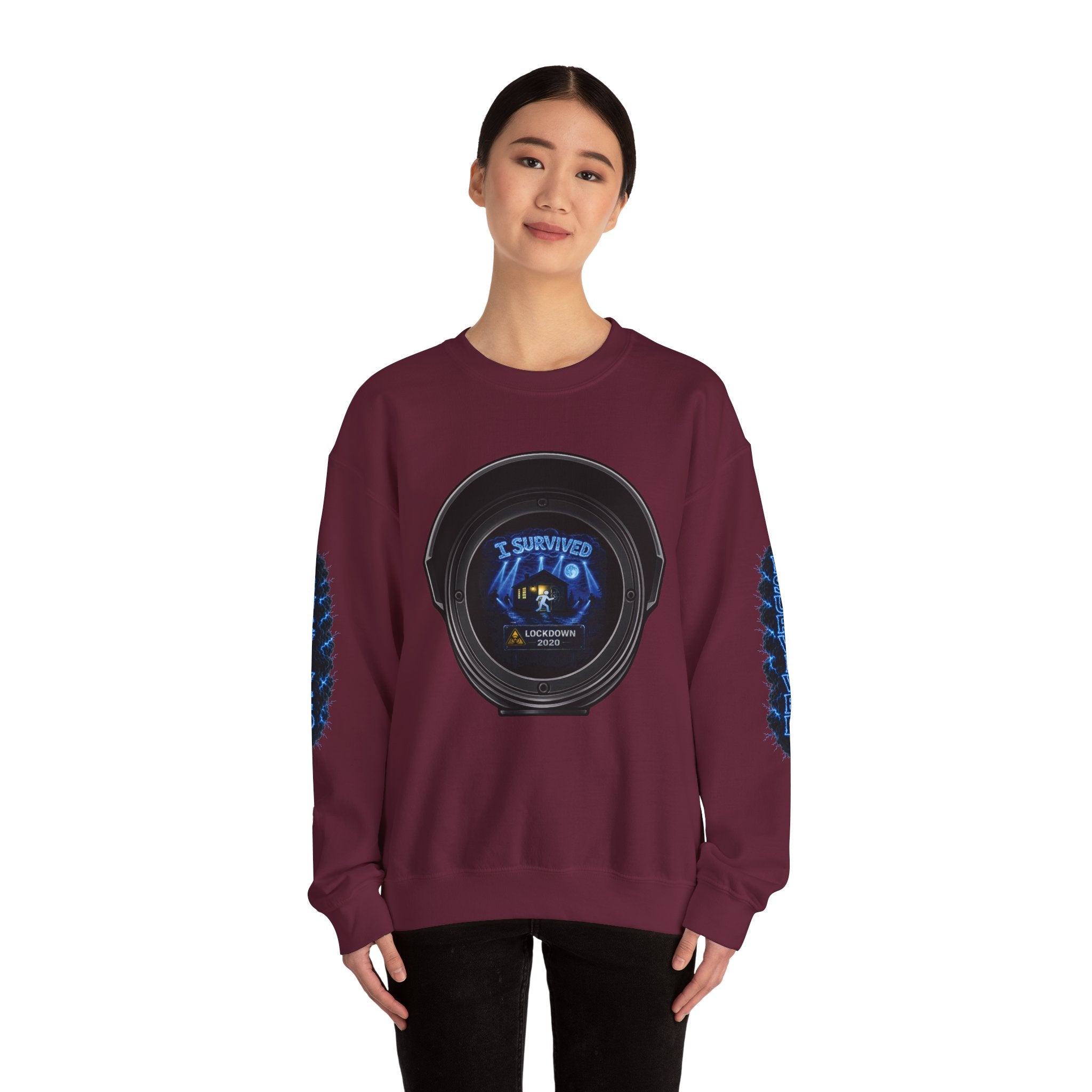 I Survived 2020 — Director's Cut S3:E1 "Quarantine" | Lockdown Edition Documentary Unisex Heavy Blend™ Crewneck Sweatshirt