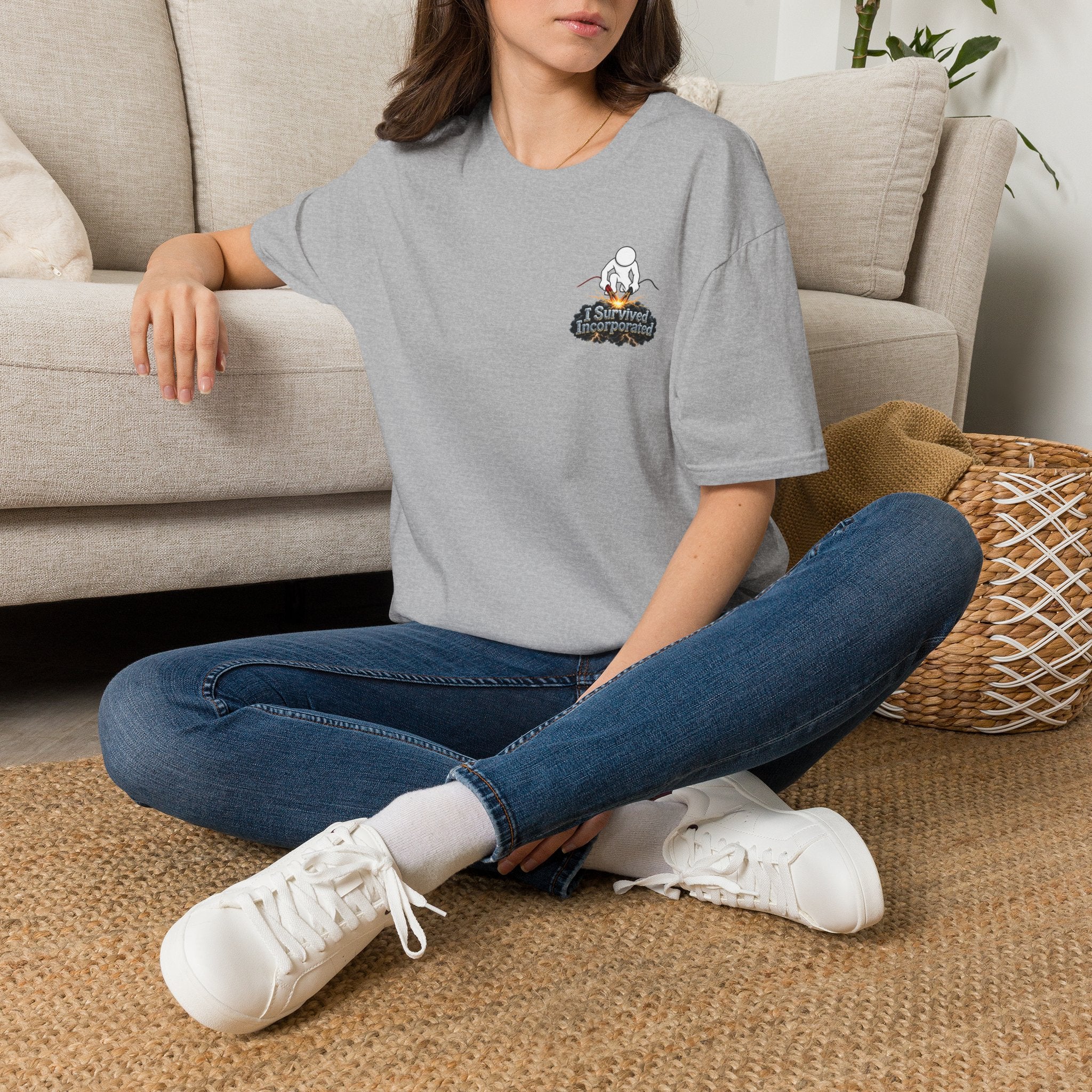 I Survived 2020 — "Please Stand By" Test Pattern Tee Summer Premier Unisex Softstyle T-Shirt
