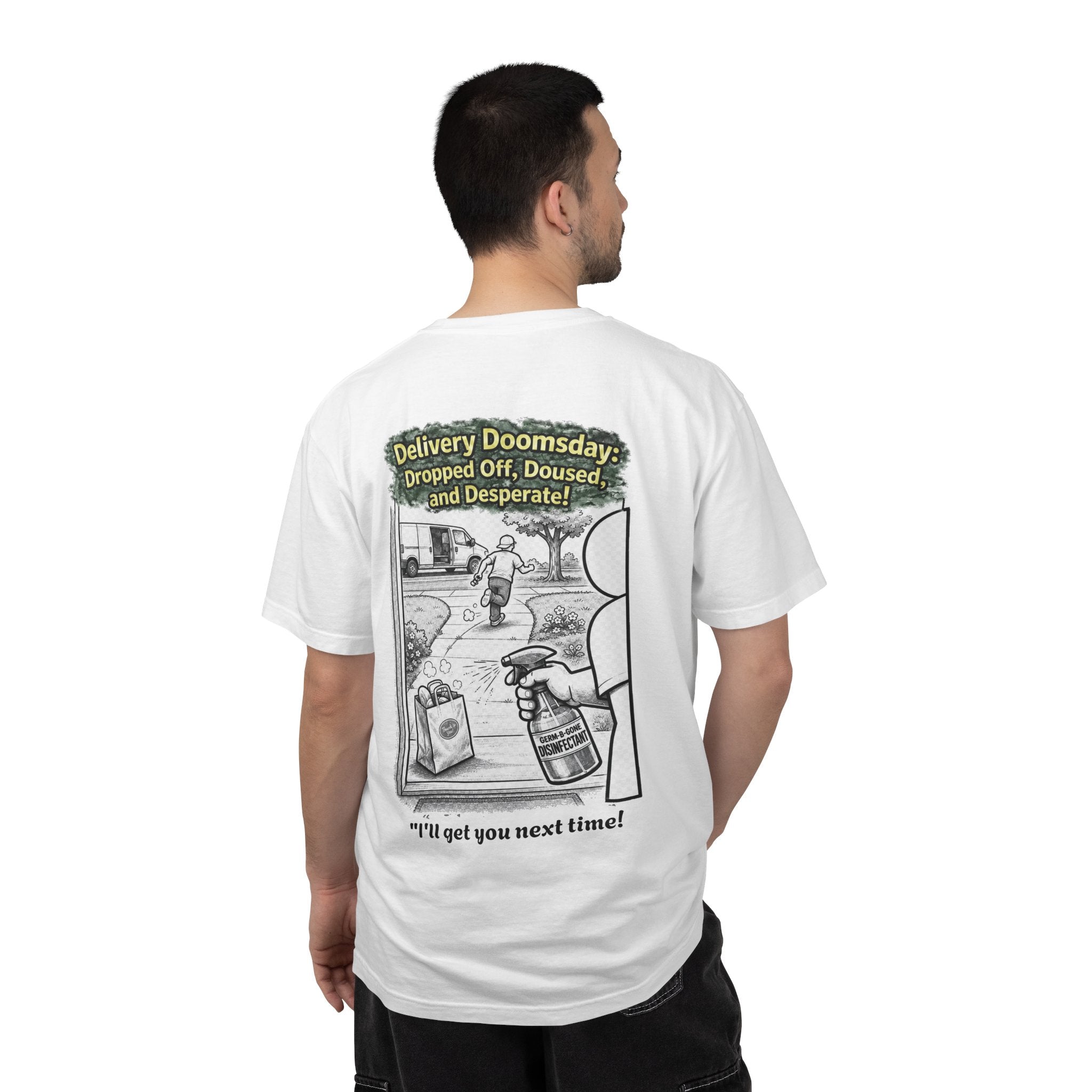 I Survived 2020 — Director's Cut S1:E5 "Delivery Doomsday" | Pandemic Edition Unisex Garment-Dyed T-shirt