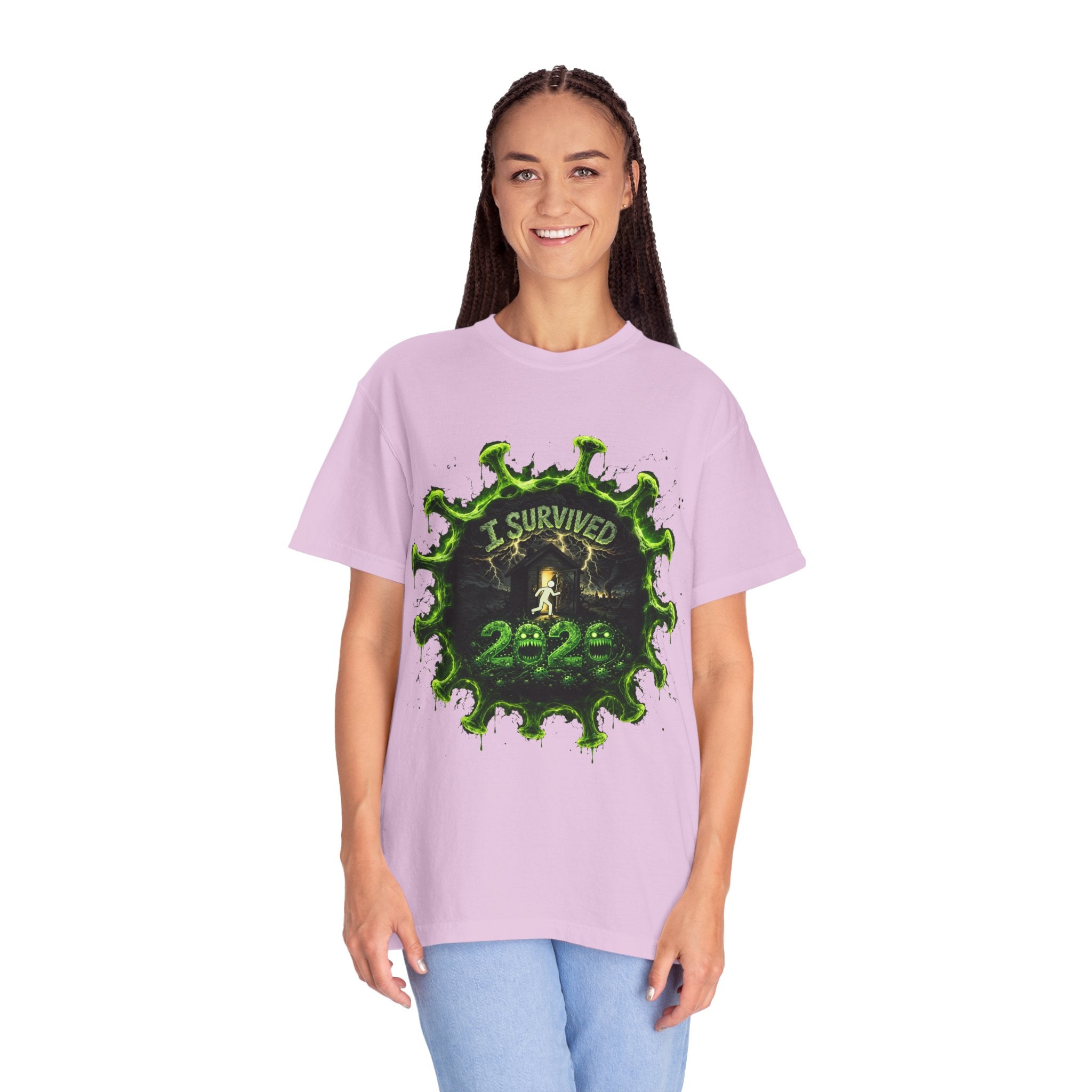 I Survived 2020 — Director's Cut S1:E5 "Delivery Doomsday" | Pandemic Edition Unisex Garment-Dyed T-shirt