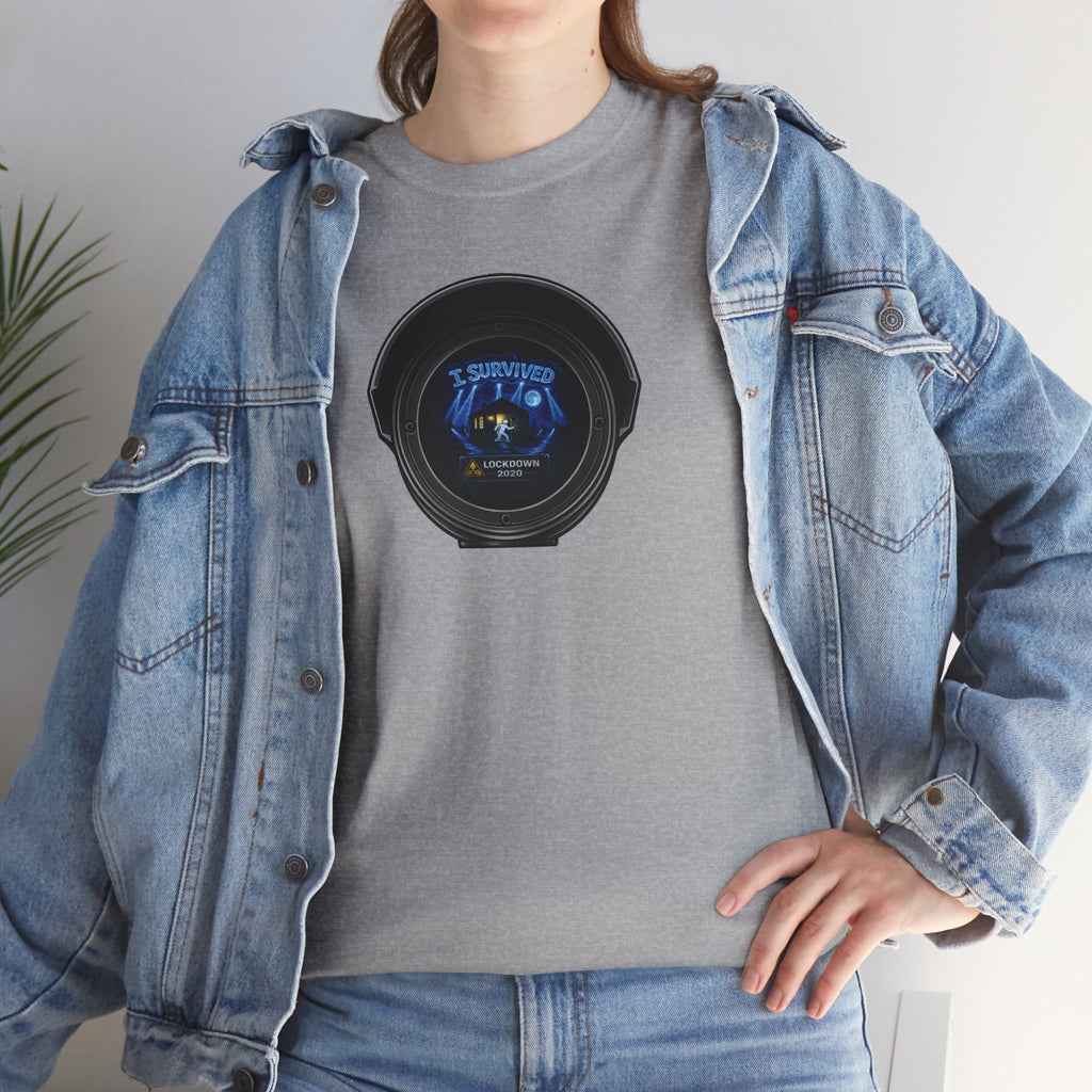 I Survived 2020 — LOCKDOWN S3:E1: Director's Cut Special Edition "Quarantine" Unisex Heavy Cotton Tee