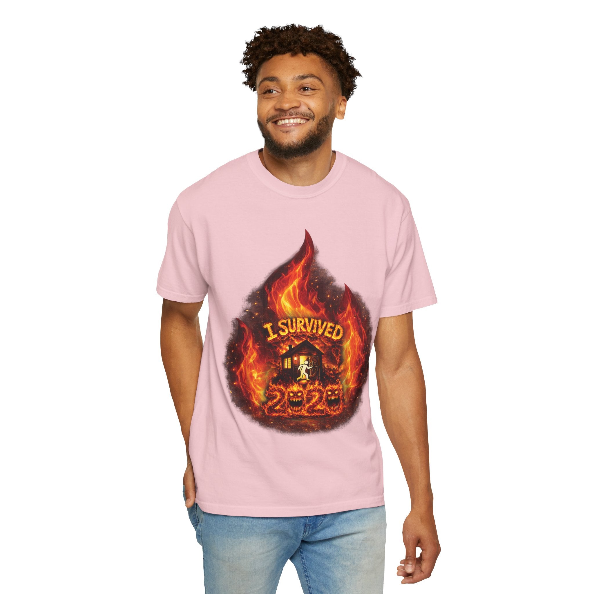 I Survived 2020 — Director's Cut S2:E4 "Western U.S. Wildfire Season" | Mid-Season Finale Pt. 1 | Wildfire Edition Memorial Unisex Garment-Dyed T-shirt