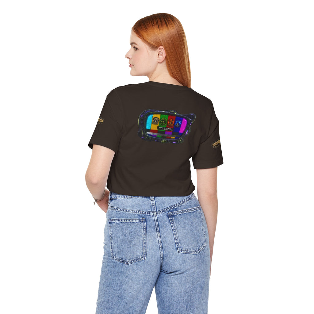 I Survived 2020 — "No Signal" Test Pattern Tee Alien Broadcast Finale Summer Premiere Unisex Jersey Short Sleeve Tee