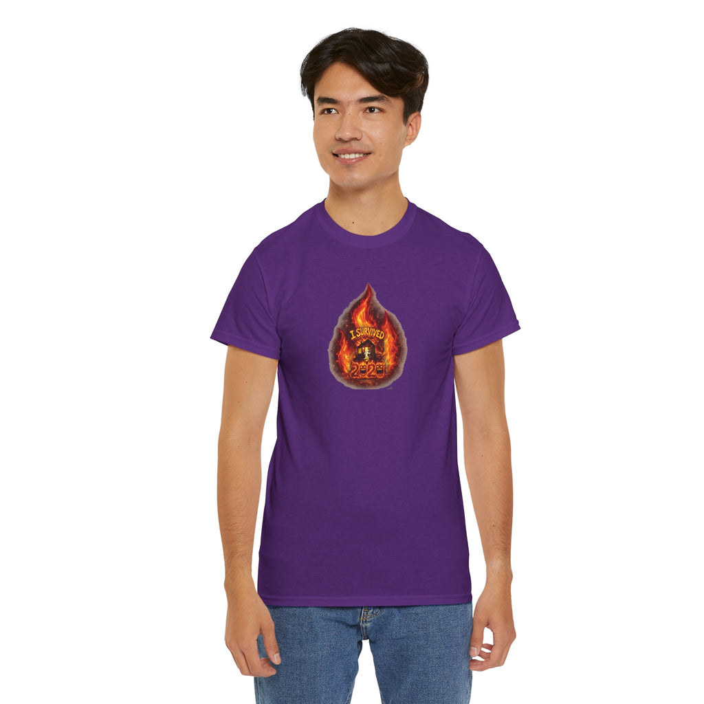 I Survived 2020 — WILDFIRES S2:E1: Director's Cut "Berry Creek" Memorial Unisex Heavy Cotton Tee