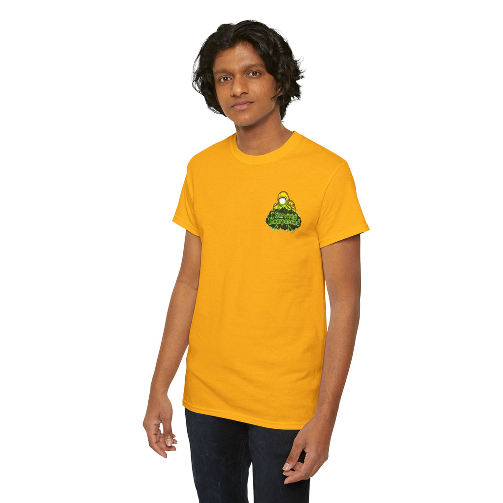 I Survived 2020 — "Please Stand By" Test Pattern Toxic Signal Tee Summer Premiere Unisex Heavy Cotton Tee
